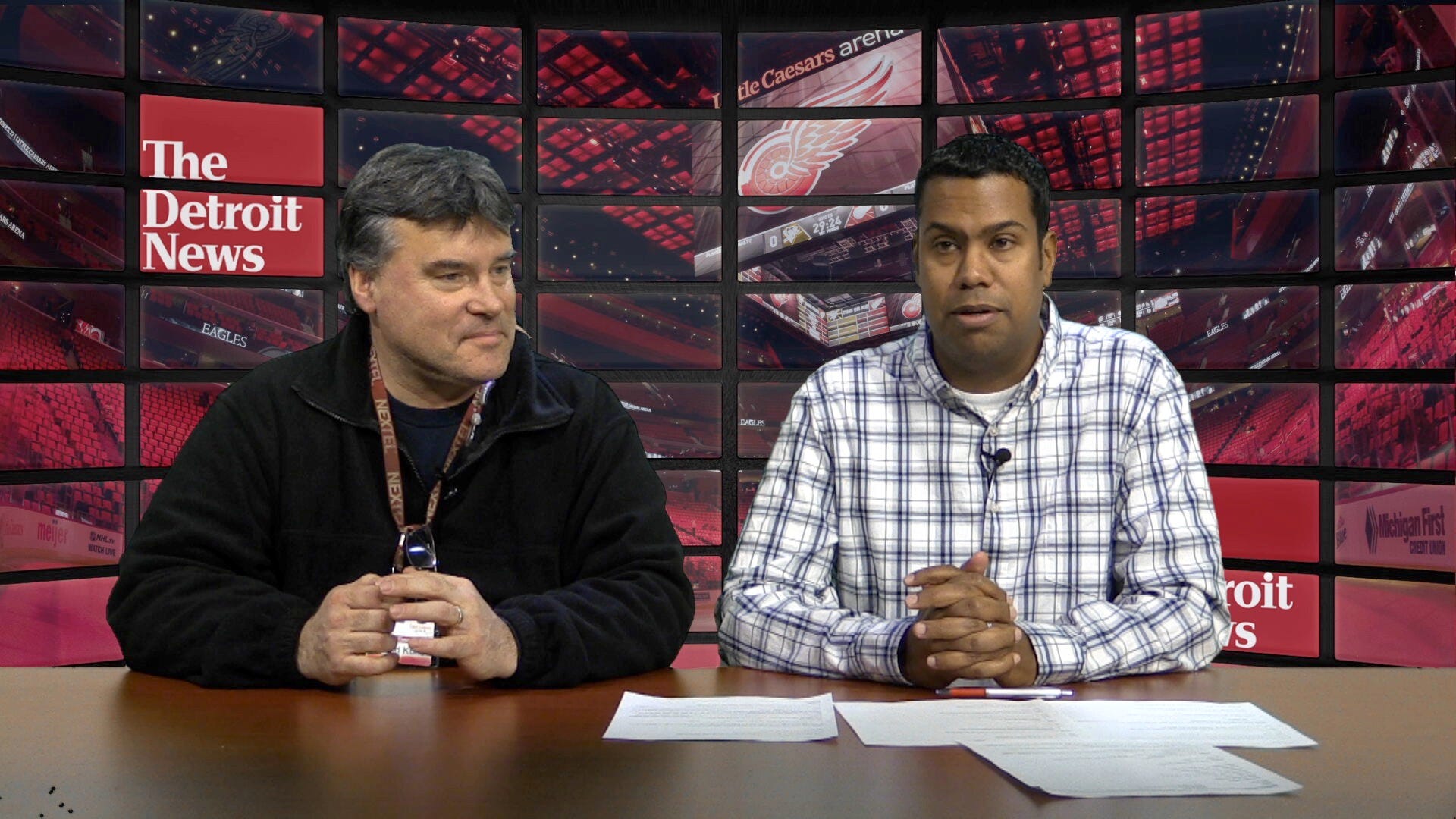 John Niyo and Ted Kulfan take a look at the Red Wings at midseason.