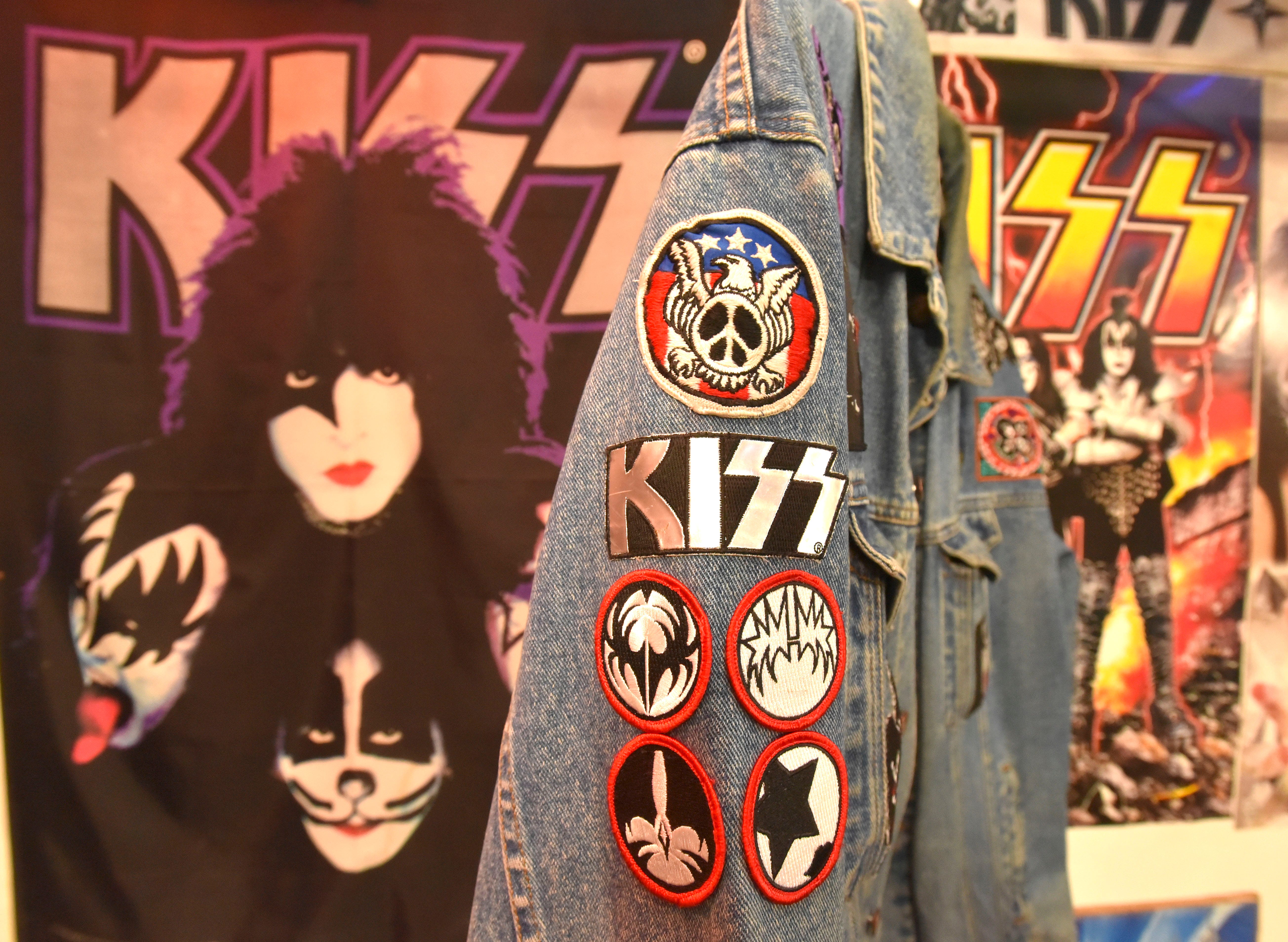 This is Pakulski's KISS jacket with 39 patches.
