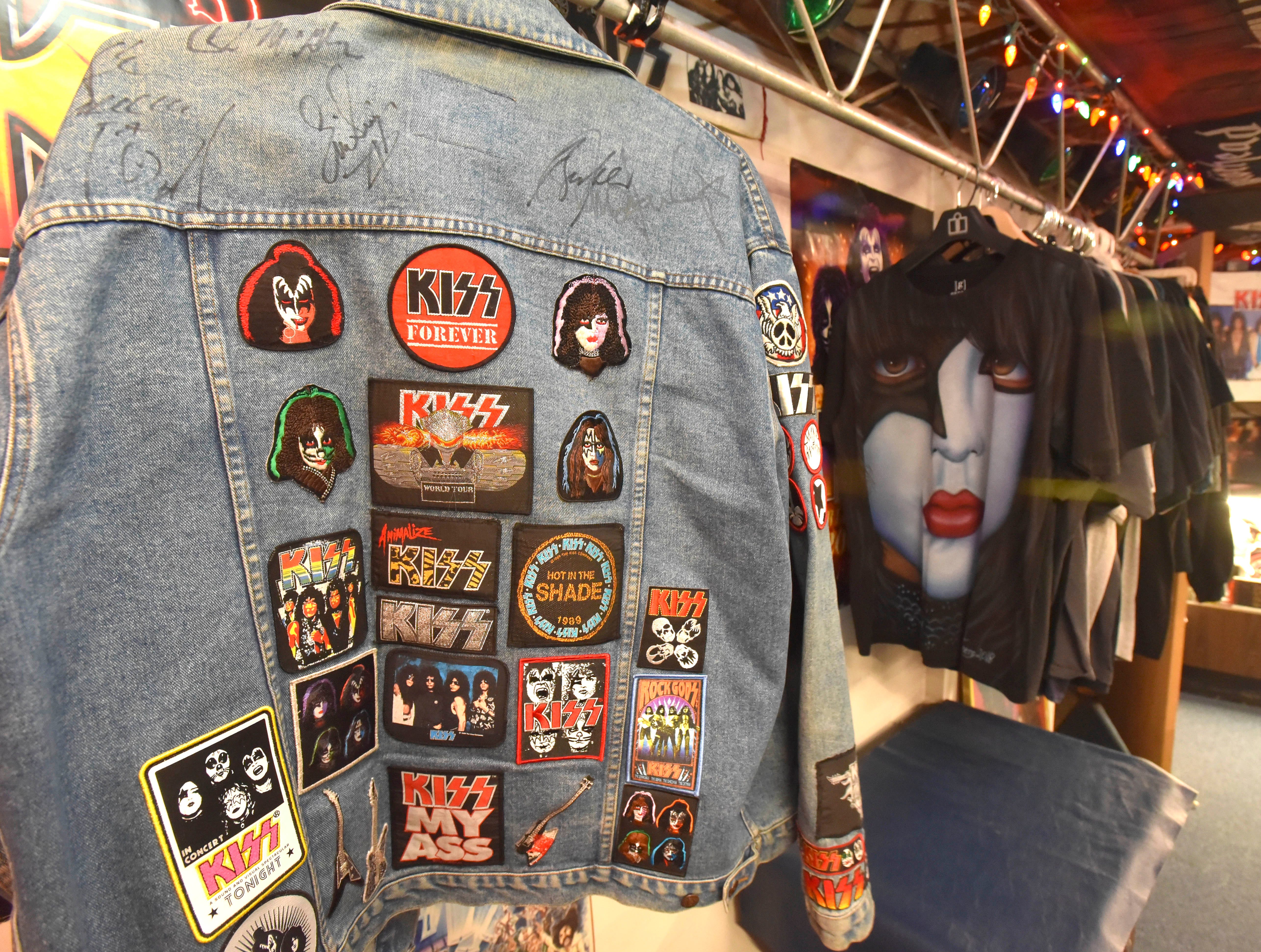 This is Pakulski's KISS jacket with 39 patches.