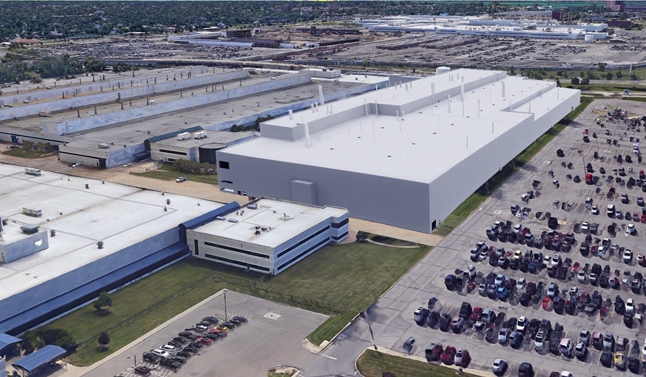 Conceptual renderings of FCA expansion at Jefferson North Assembly Plant.