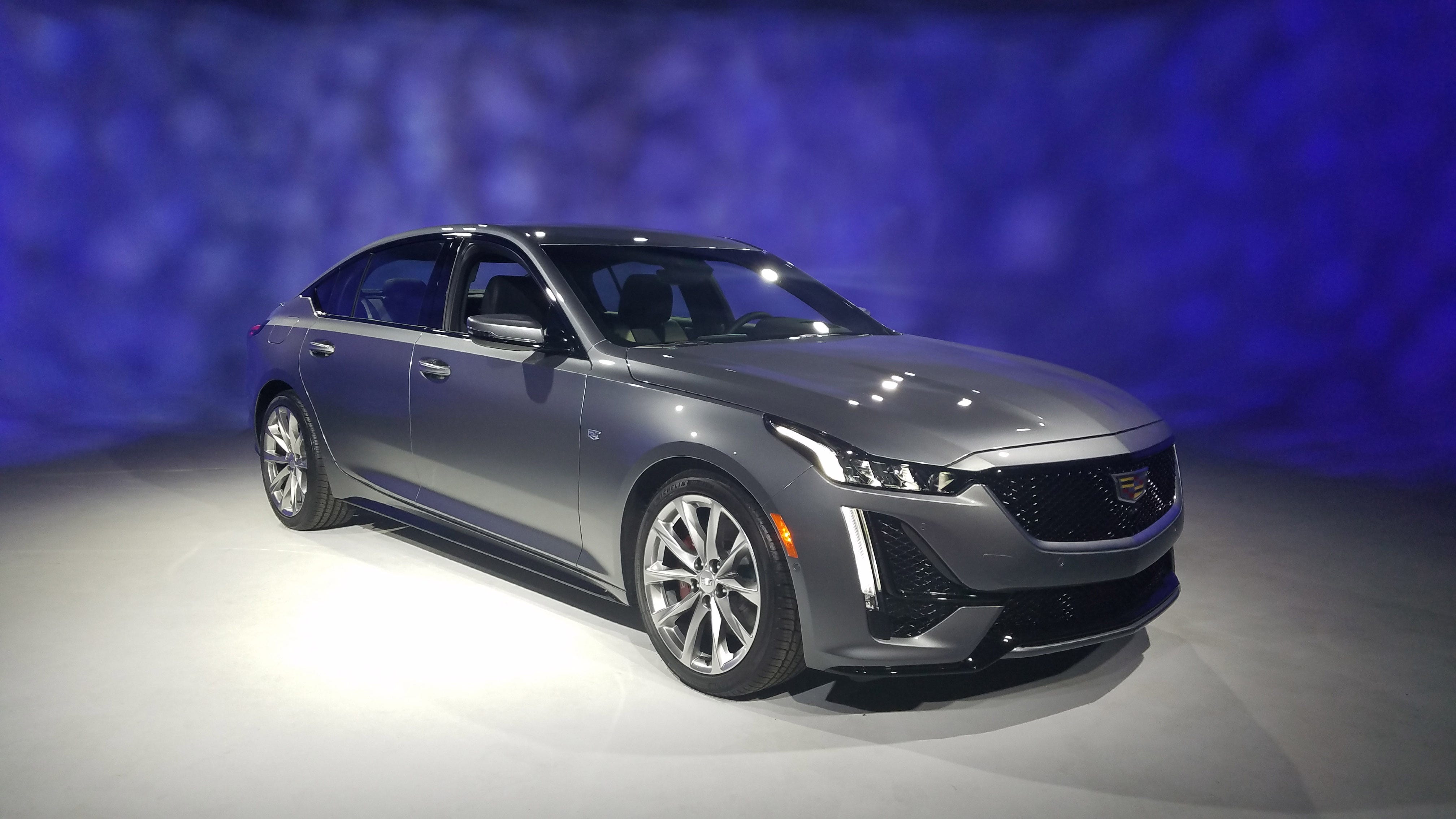 The 2020 Cadillac CT5 - shown here in Sport trim - will compete against the BMW 3-series in the compact car class.