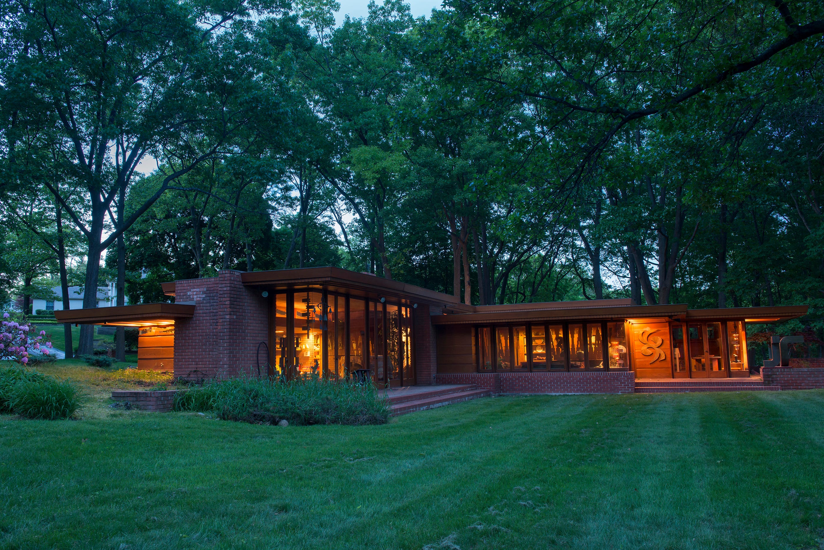 The Smith House, designed by Frank Lloyd Wright in 1949, was built by Detroit school teachers Melvyn Smith and Sara Stein. The family later donated the house to Cranbrook. It'll reopen for tours in May.