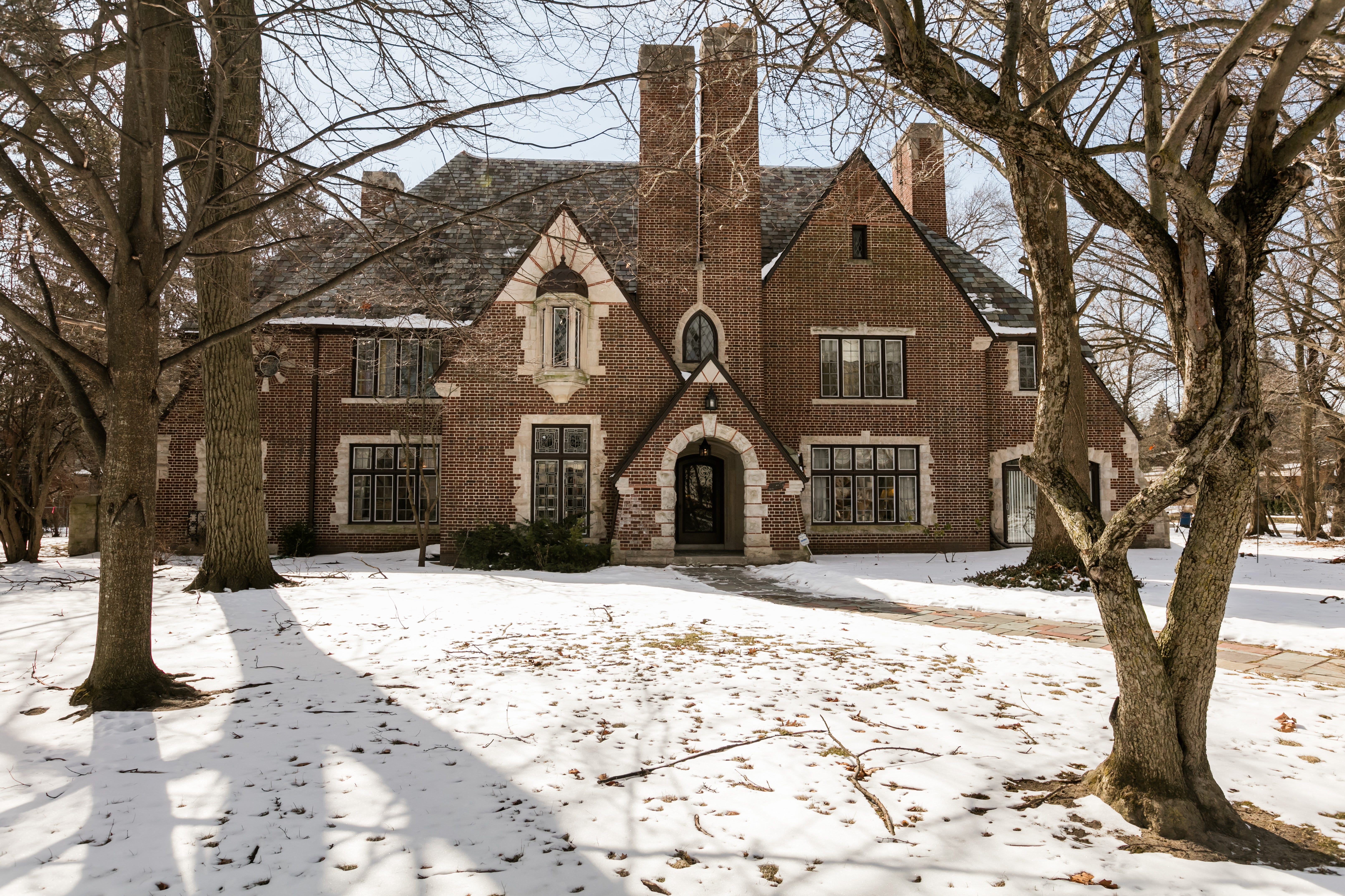 With its unique craftsmanship and architectural design, realtor Treder added, "The home/estate captures the 'American Estate Living' of years gone by, including a rare carriage house."