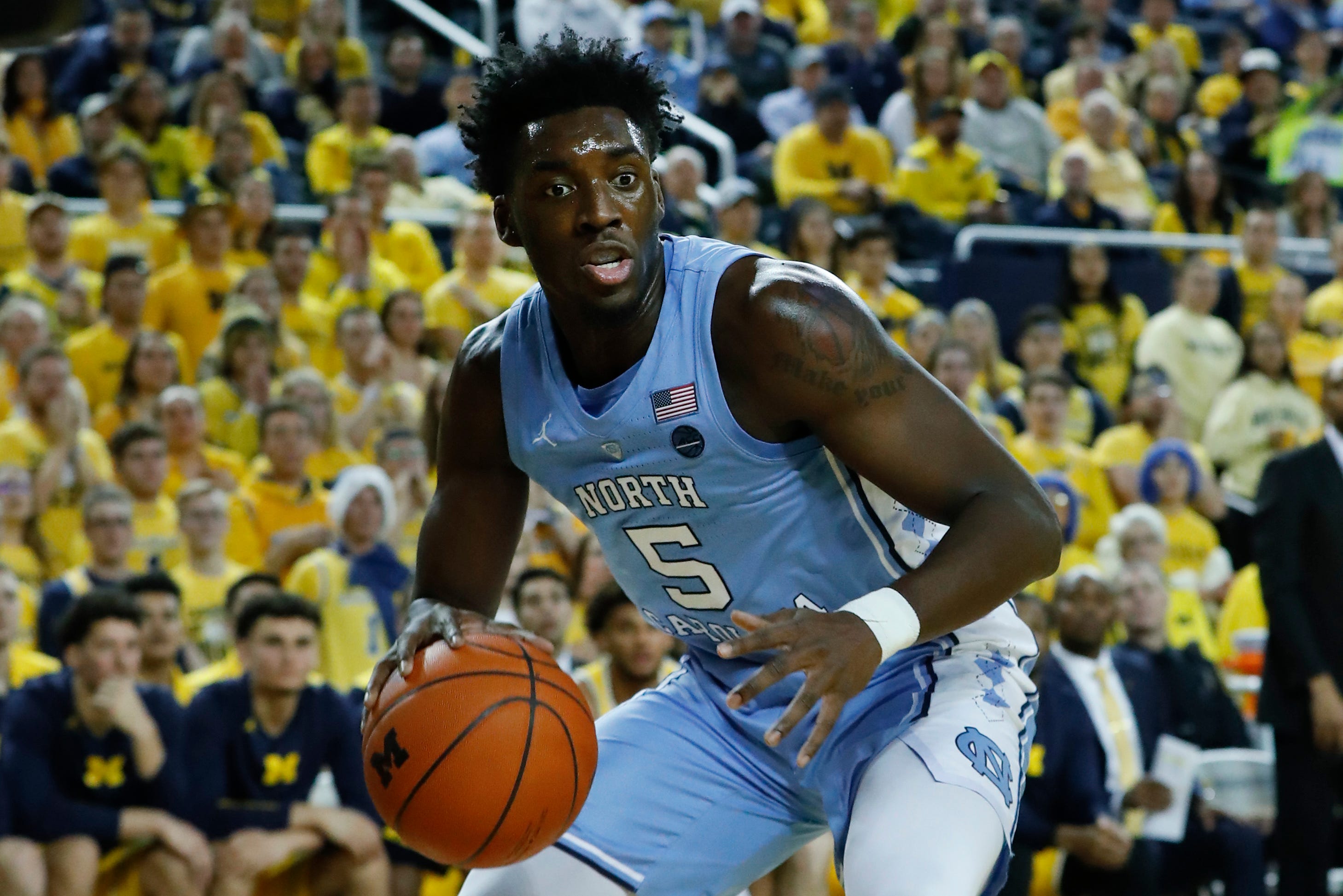 13. Miami Heat: Nassir Little, wing, North Carolina. Little isn’t a prolific scorer and at 6-6, he isn’t imposing, but he brings some acumen on the defensive end, aided by a 7-foot-1 wingspan. The Heat will look at other wings in this range, but Little could be most balanced and skilled on both ends.