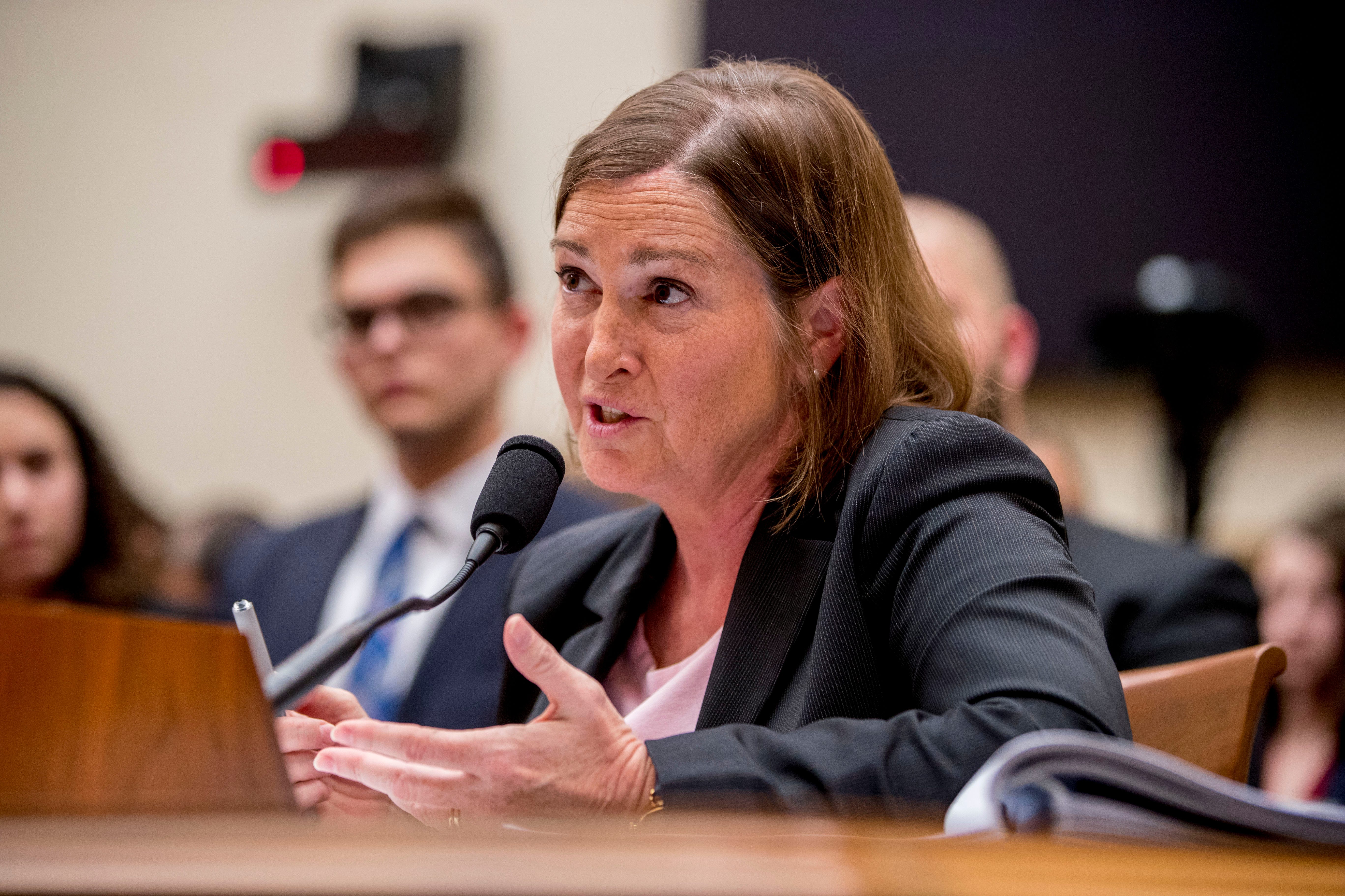 Former U.S. Attorney for the Eastern District of Michigan Barbara McQuade speaks at a House Judiciary Committee hearing on the Mueller Report on Capitol Hill in Washington, Monday, June 10, 2019.