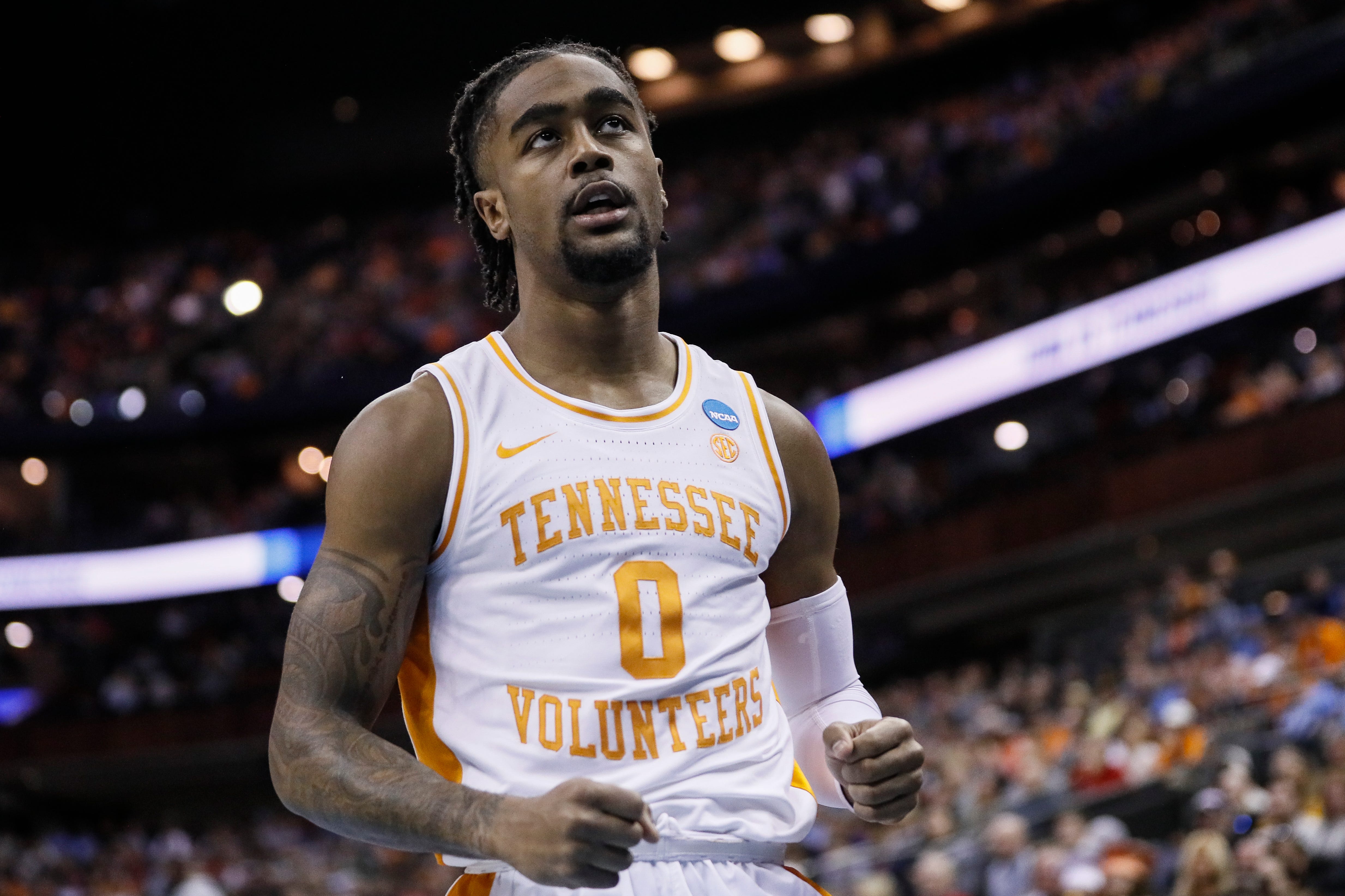 Jordan Bone played three seasons at Tennessee where he averaged 9.7 points, 2.4 rebounds and 4.3 assists.