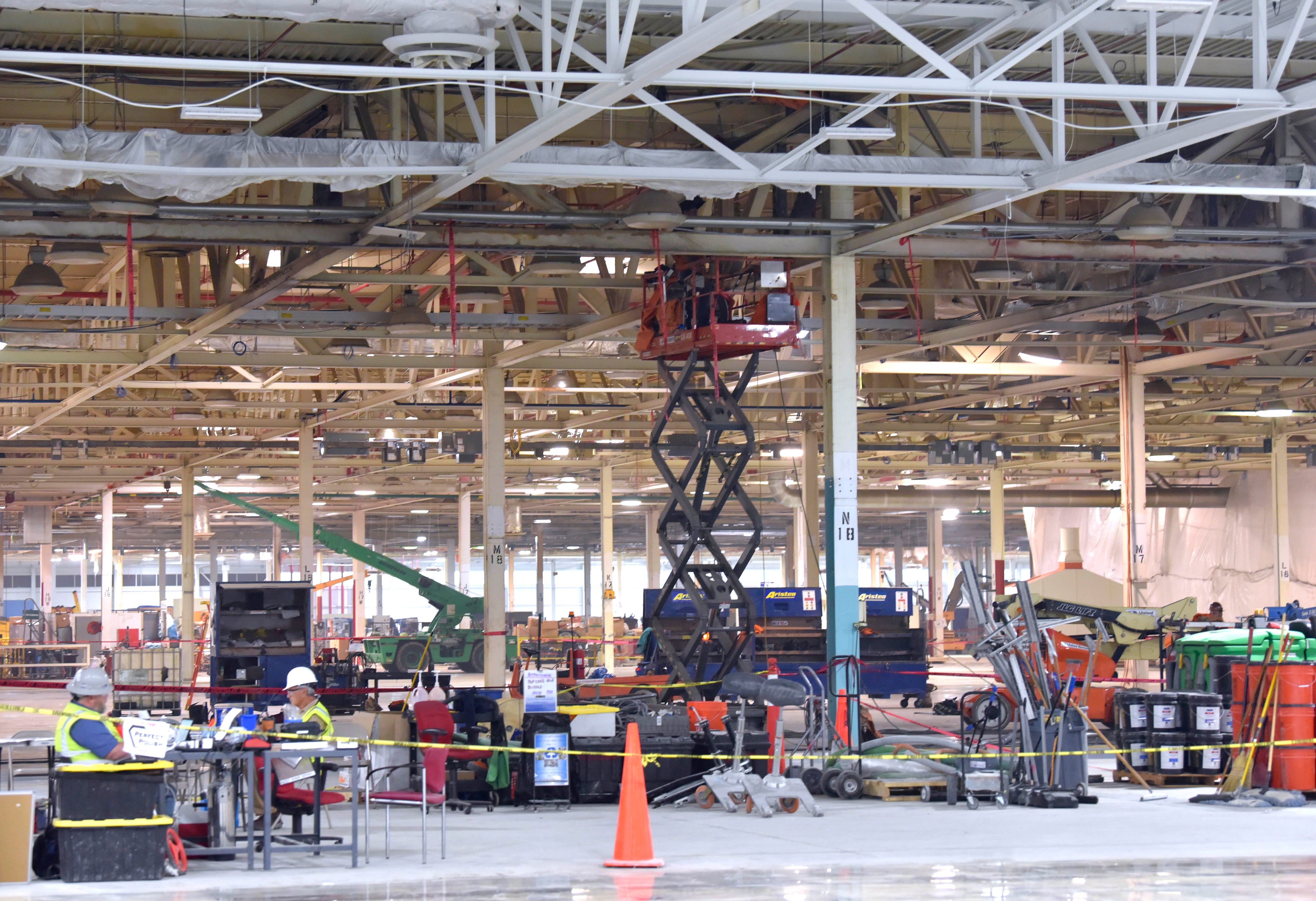 This is Mack 1, the former Pentastar engine area that is being converted into general assembly.