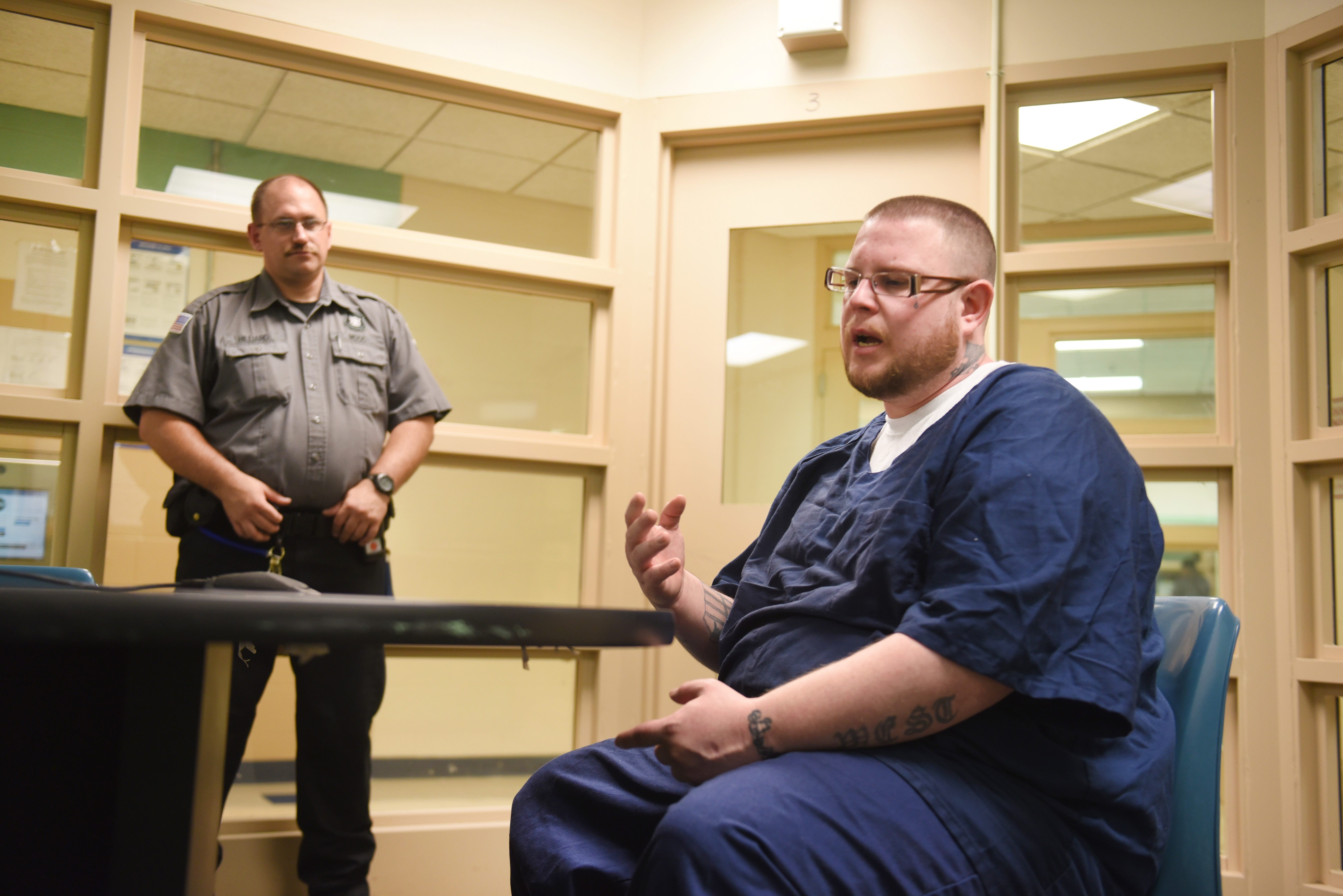 "It's different at other prisons than here," said inmate Christopher Goike at the Woodland Center Correctional Center. "You don’t get to work with your caseworker as much (at other prisons)."