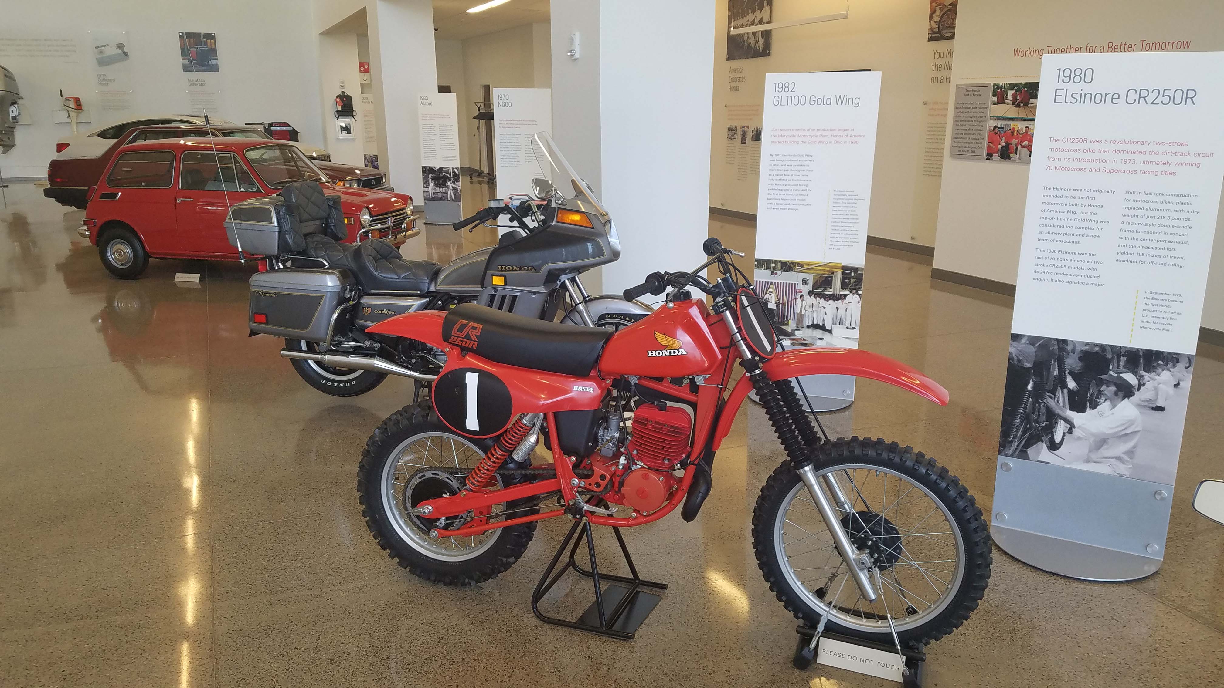 Happy birthday. Honda's Elsinore motorcycle was the first vehicle assembled in Marysville 40 years ago in 1979.