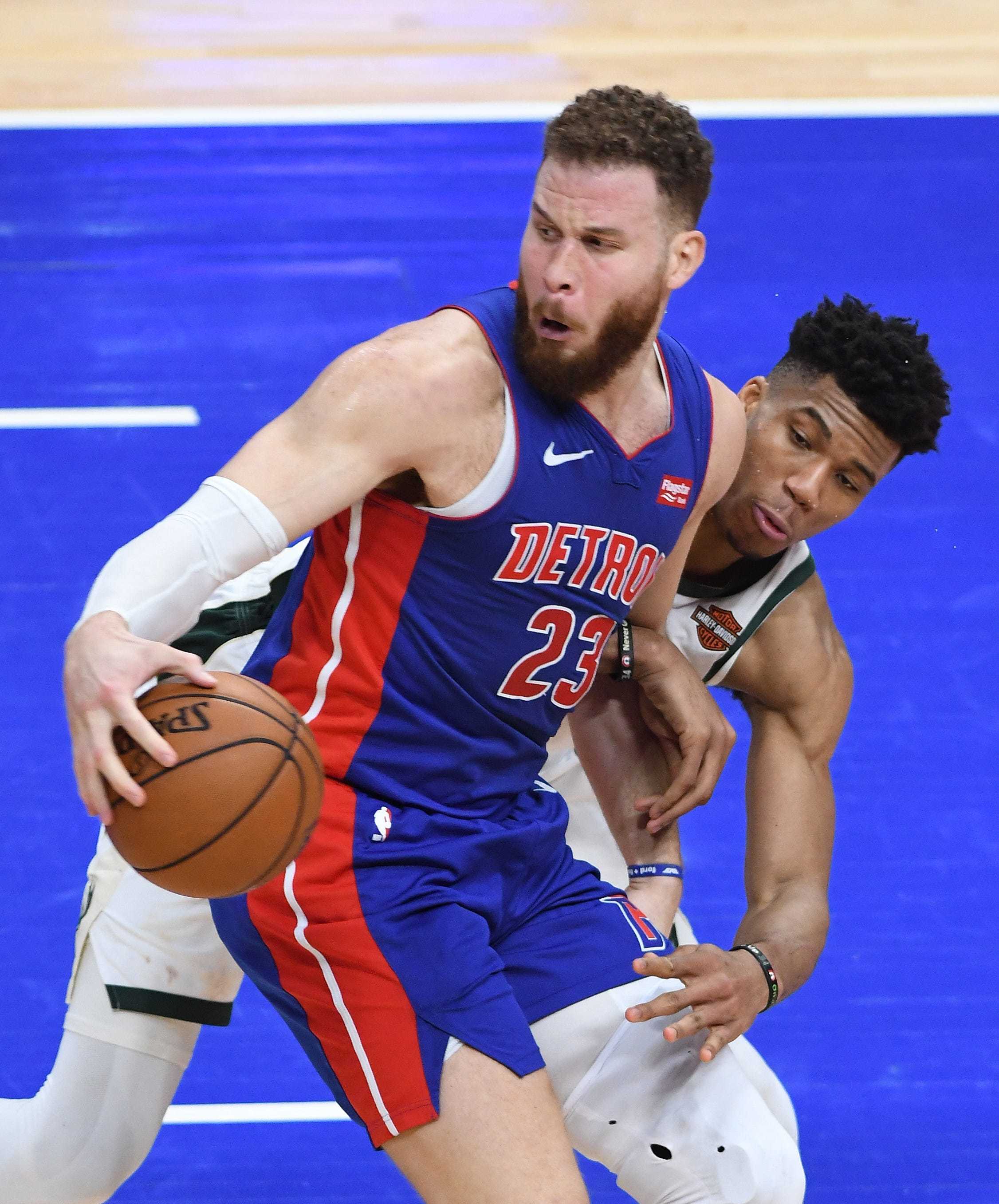Pistons forward Blake Griffin says he'll make his regular-season debut Monday against the Timberwolves.