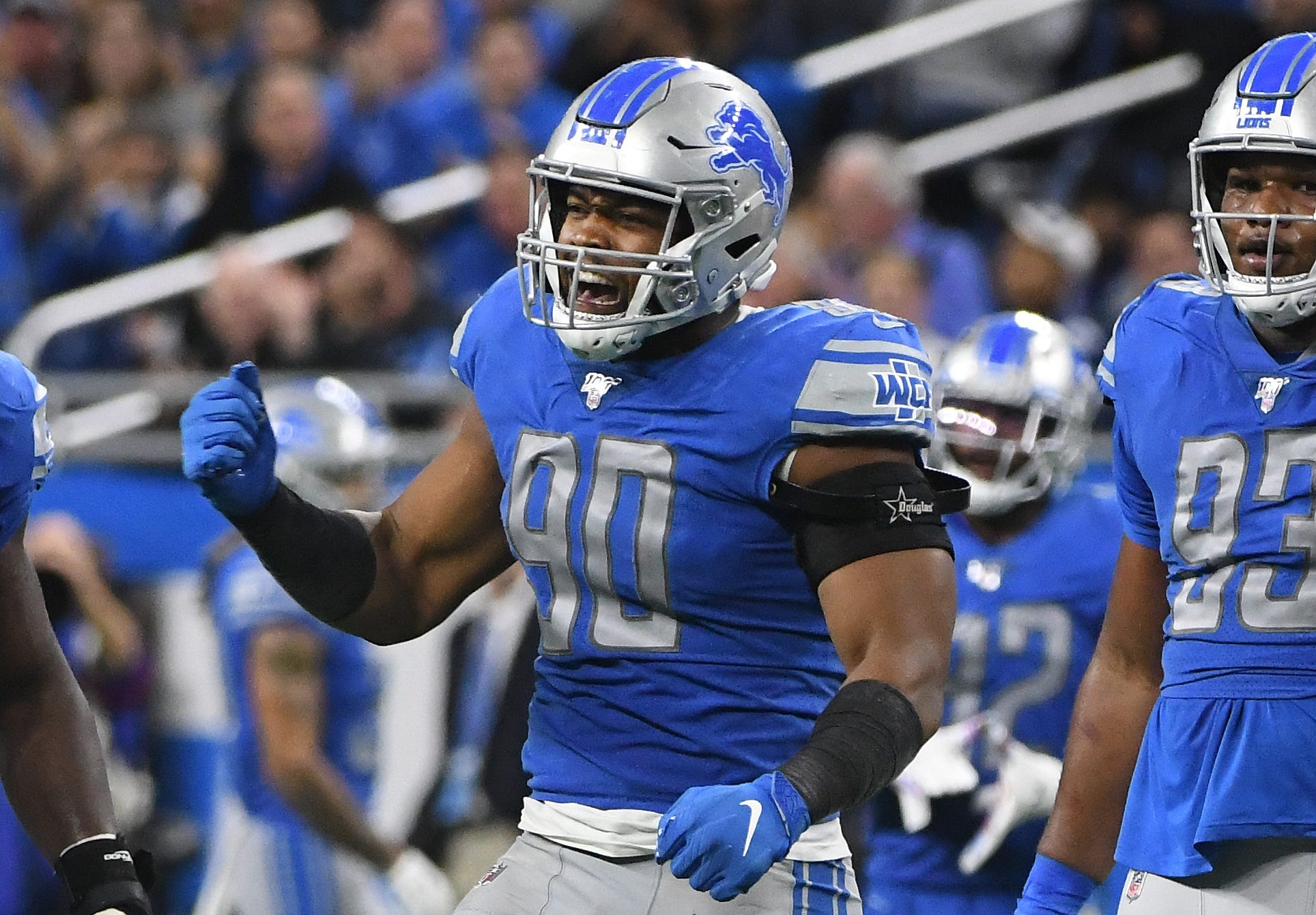 DEFENSE: Trey Flowers, defensive end: Flowers got off to a sluggish start as he struggled to shake off the rust from an offseason shoulder surgery. But once he got past those mental and physical hurdles, he provided the Lions exactly what they anticipated when they signed him in free agency. He finished with seven sacks, in line with career production, and was top-12 in quarterback pressures and hits from Weeks 3-17. Grade: B+