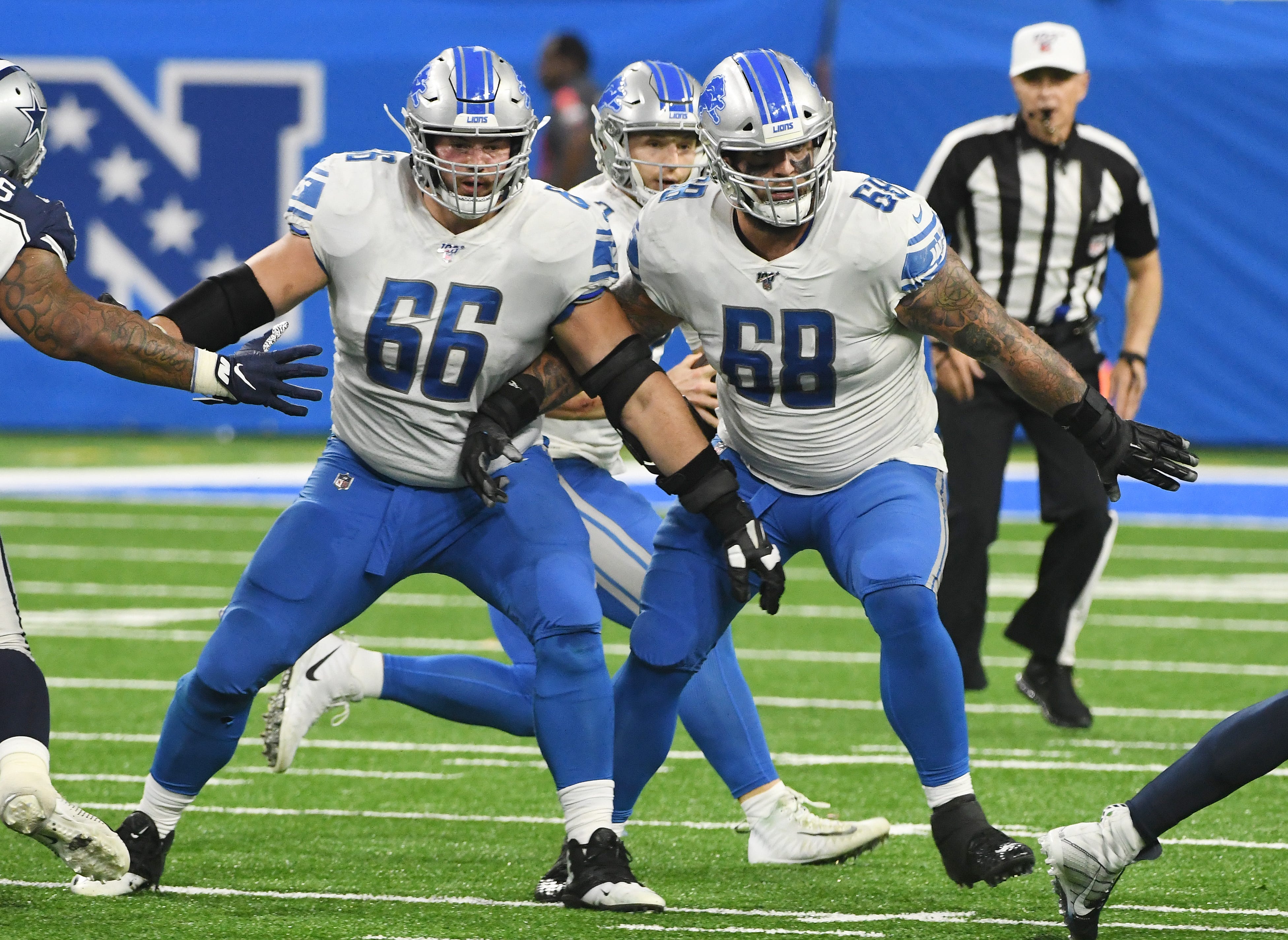 Joe Dahl, guard: One of the best values on the roster, Dahl (66) provided an adequate starting performance for a little more than $1 million. Despite adding weight and strength in his push for a bigger role, Dahl remained a better pass protector than run blocker. Grade: C+