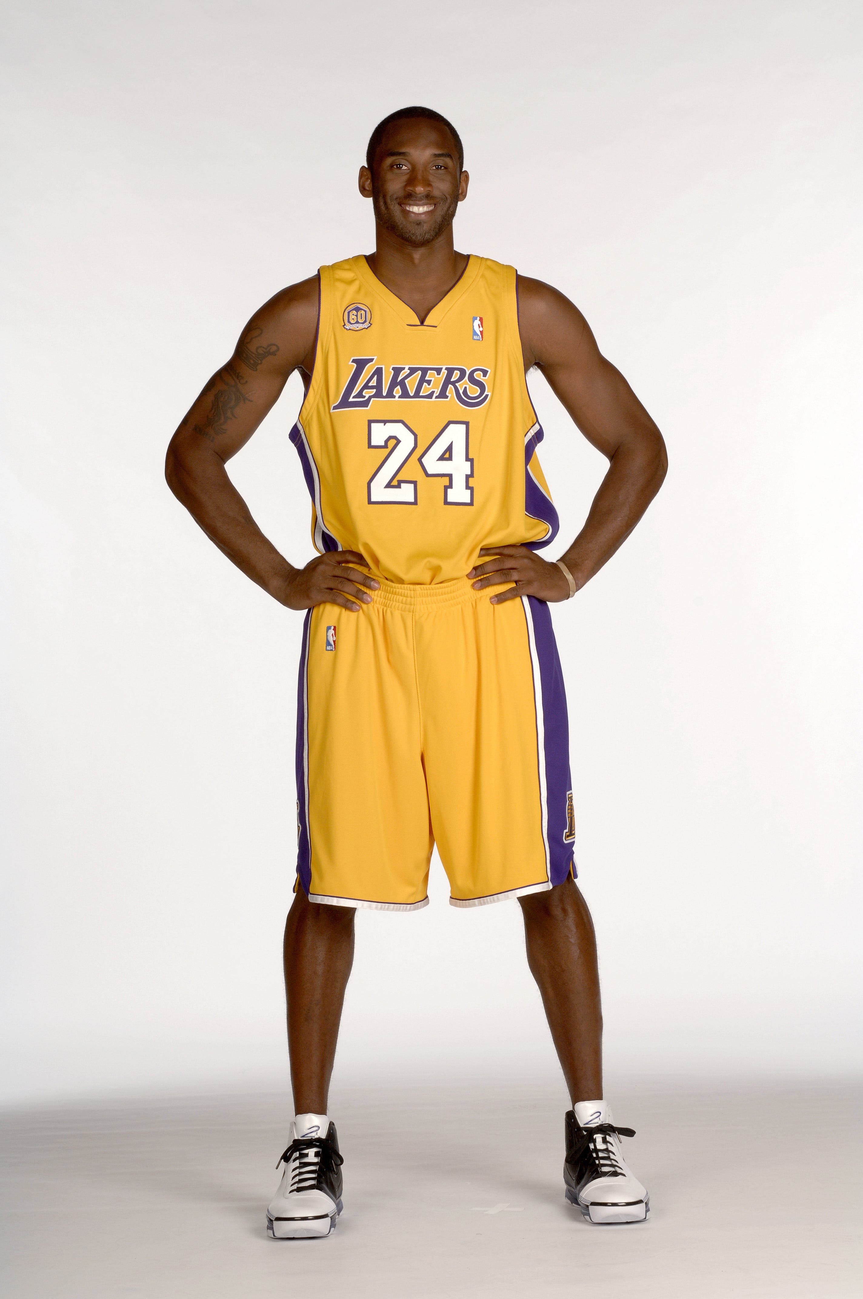 Kobe Bryant during media day in 2007.