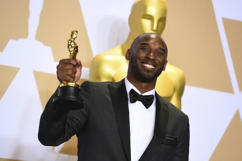 Kobe Bryant won an Oscar in 2018 for an animated short film, "Dear Basketball."