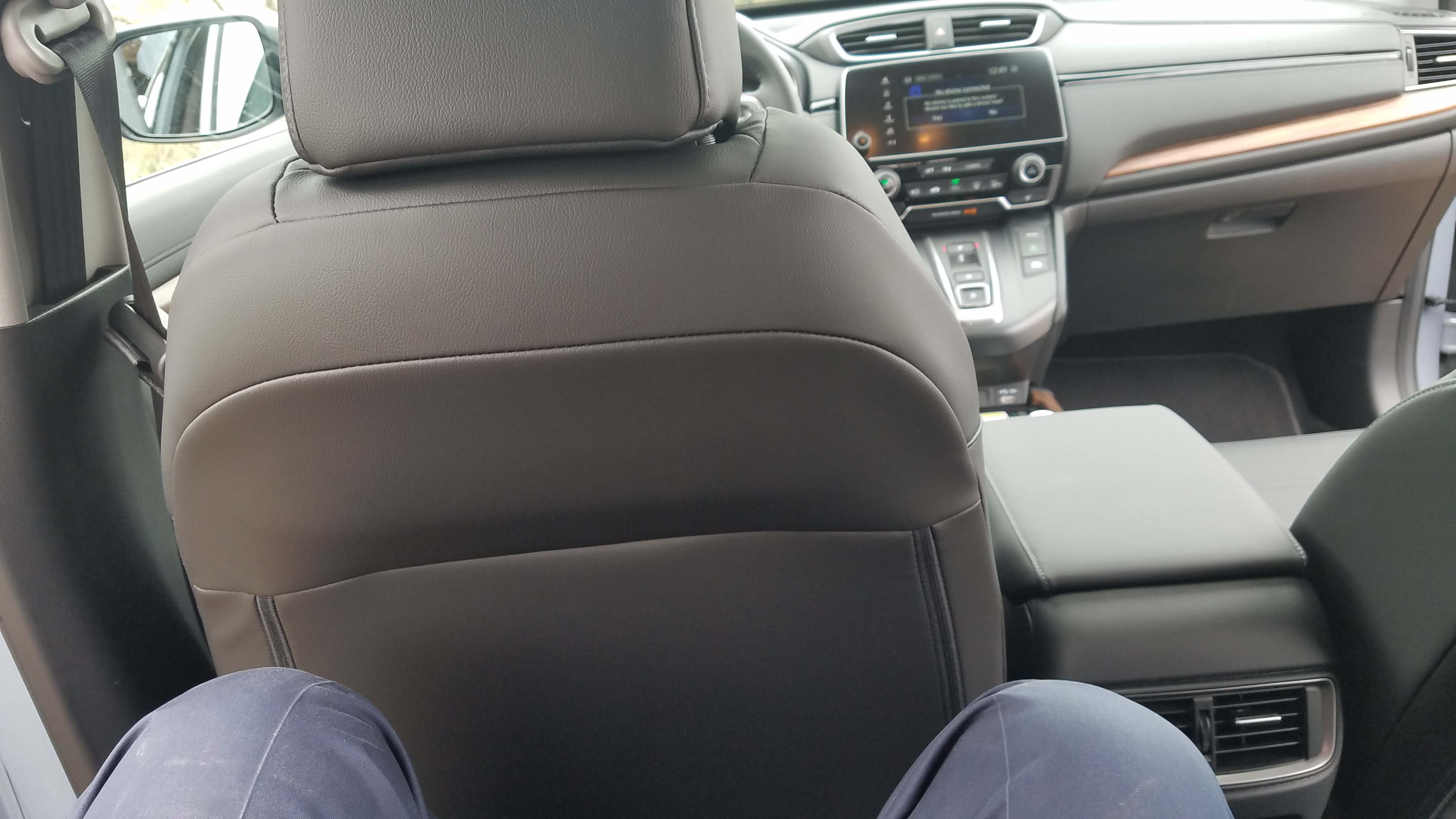 The 2020 Honda CR-V Hybrid has best-in-class rear leg room.