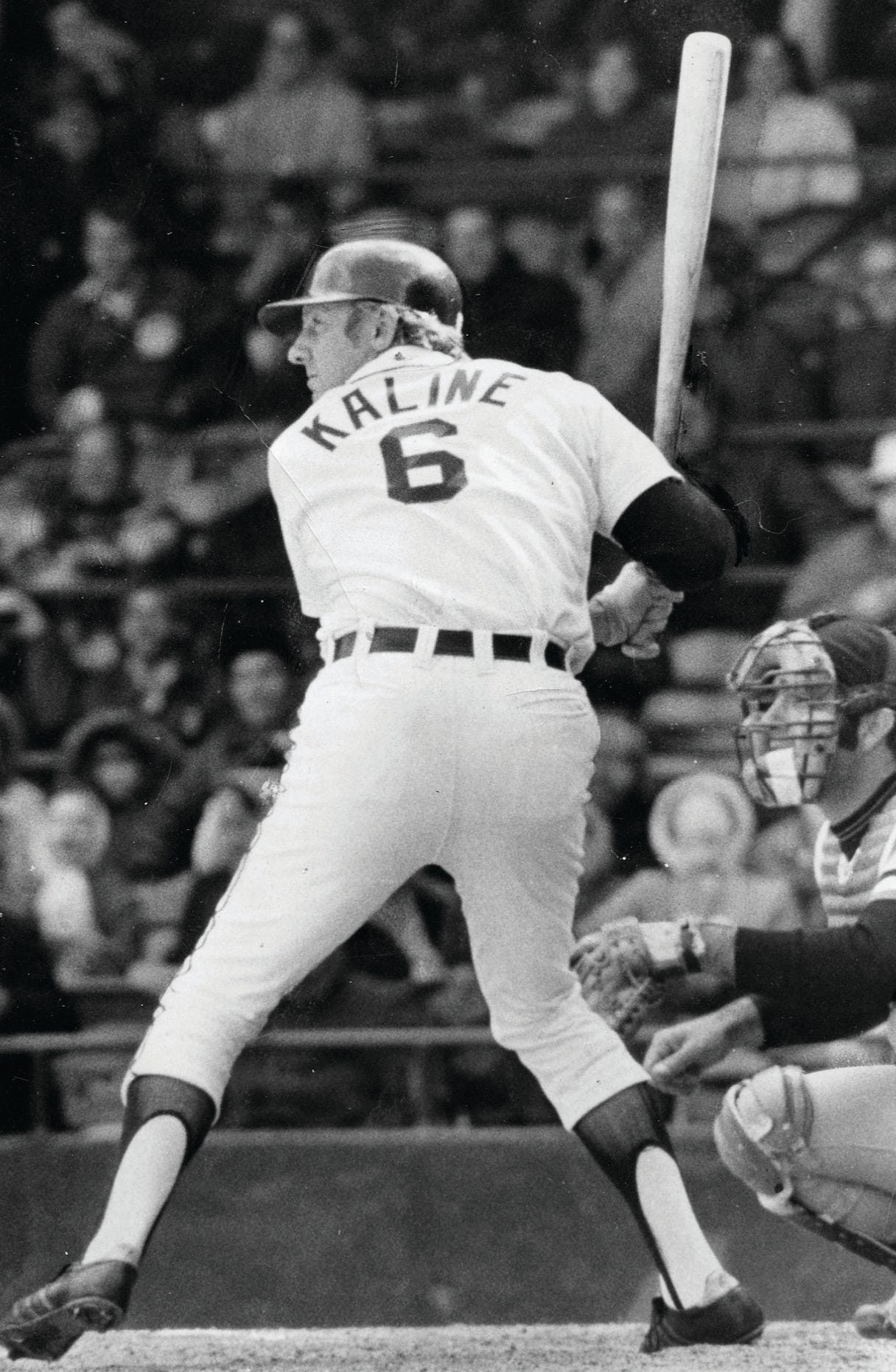 Al Kaline's final at bat on October 2, 1974 against the Baltimore Orioles at Tiger Stadium in Detroit.