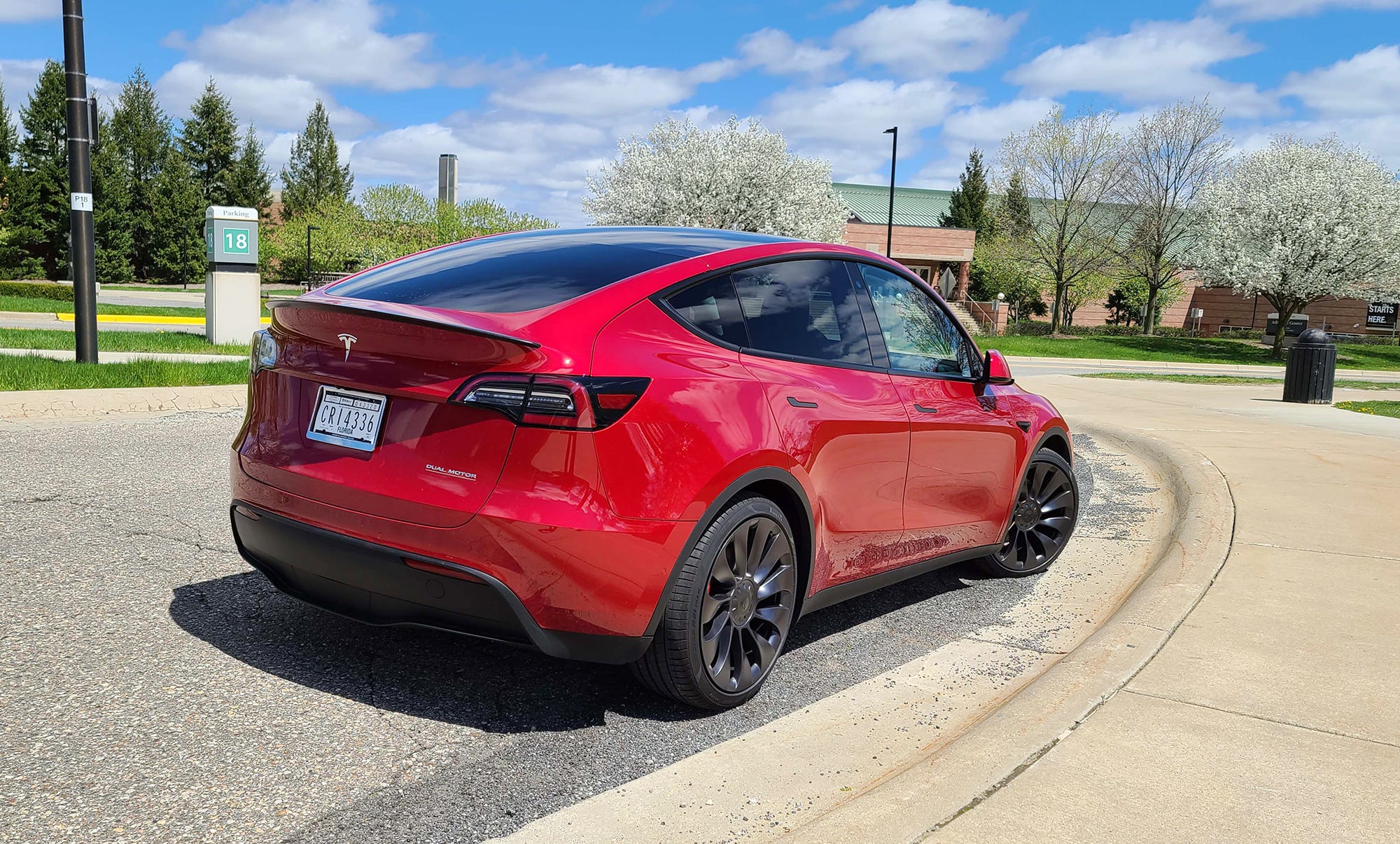 The Tesla Model Y Performance can launch from zero-60 in just 3.5 seconds despite its 4,400-pound girth.