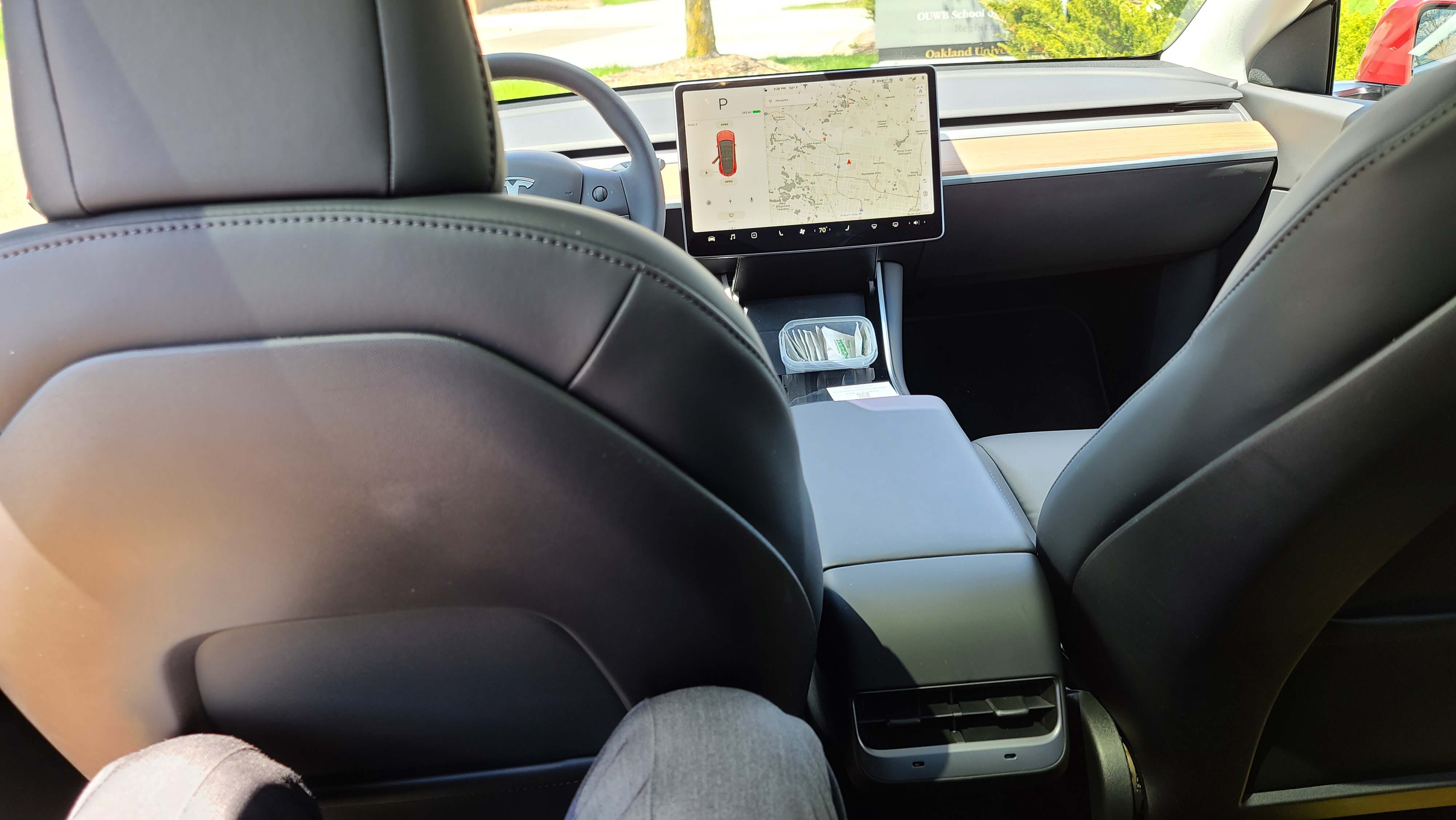 The Tesla Model Y gains 5 inches of rear seat room over the Model 3 sedan - making the y the roomiest in the compact SUV class.