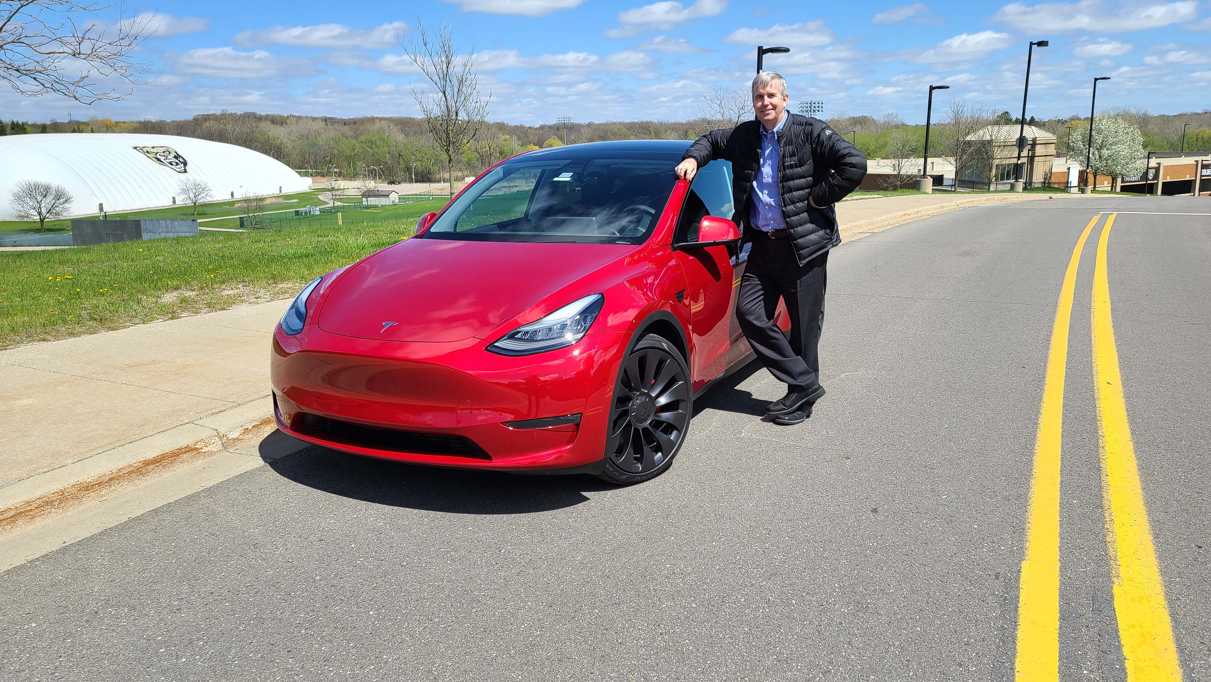 Detroit News auto columnist Henry Payne got a ride in one of the first Tesla Model Ys in Michigan. Payne is the owner of a Model 3 sedan himself.