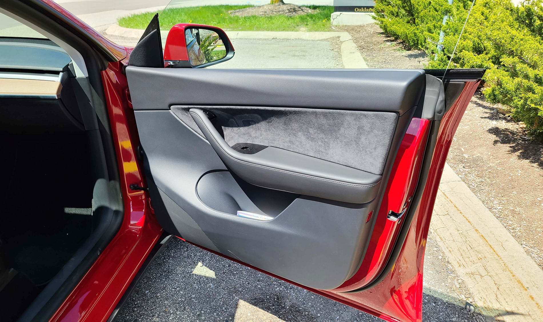 The Model Y sits 6.6 inches off the ground, making for easy cabin entry.