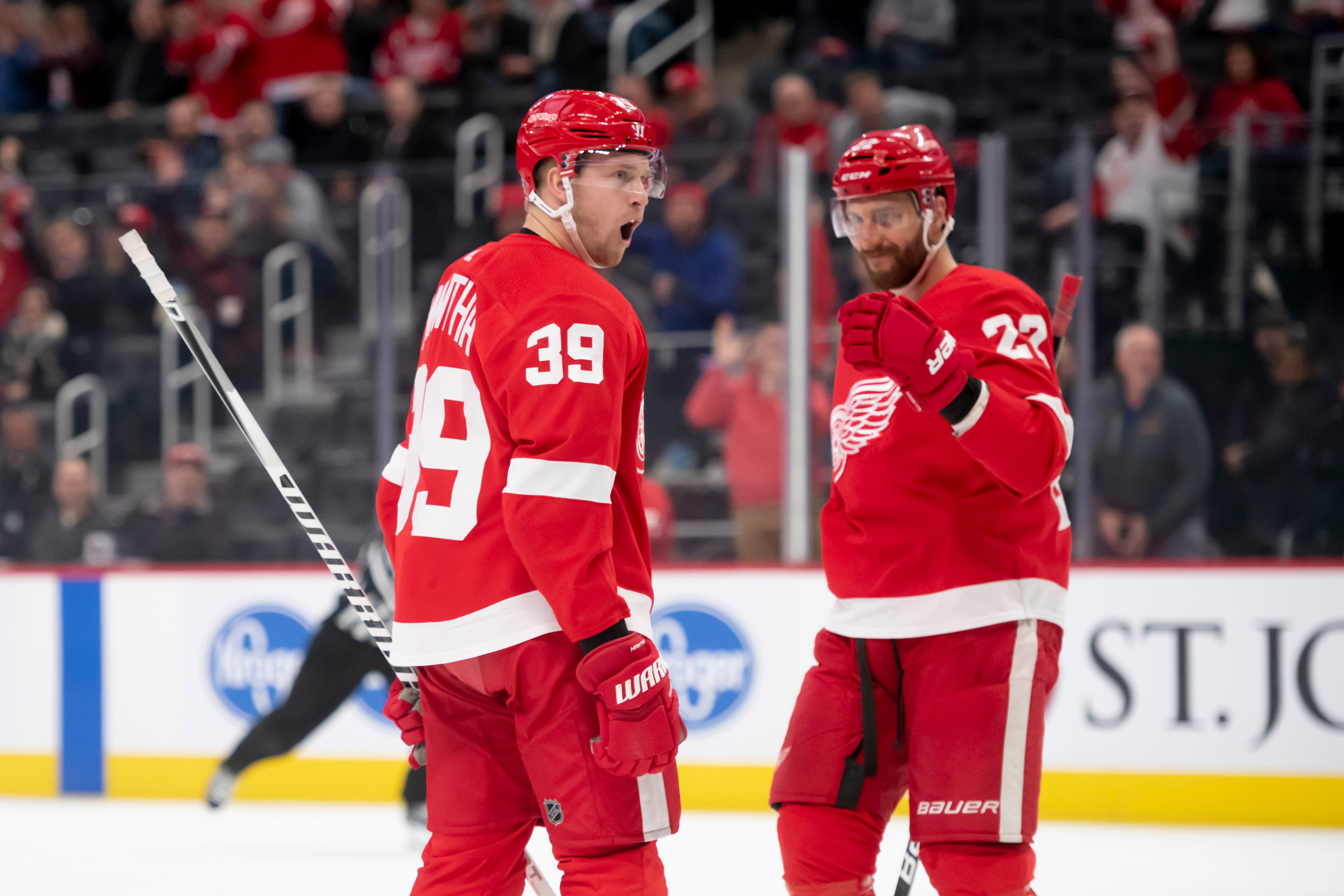 Anthony Mantha – AGE: 25. CONTRACT: Restricted free agent. STATS: 43 games, 16 goals, 22 assists. COMMENT: Two significant injuries cut into Mantha’s season but he still showed enough to warrant being a big piece of the future. When Mantha is on his game, few can match his combination of size and skill set. GRADE: B-plus.