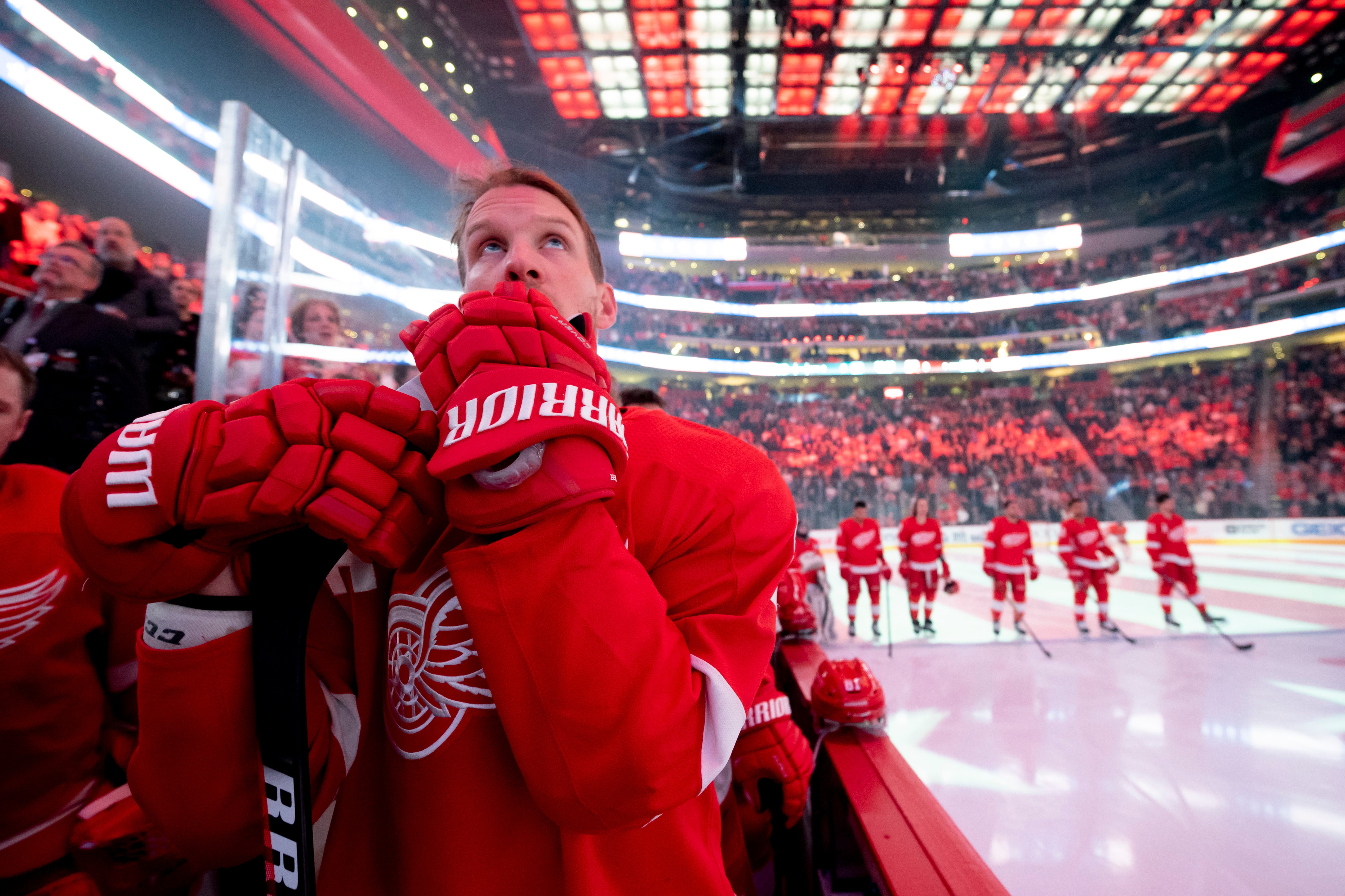 FORWARDS – Justin Abdelkader – AGE: 33. CONTRACT: Ends 2023, $4.25 million per. STATS: 49 games, 0 goals, 3 assists. COMMENT: Abdelkader struggled through another unproductive season, not making nearly enough impact. His spot on the roster is looking shaky. GRADE: F.