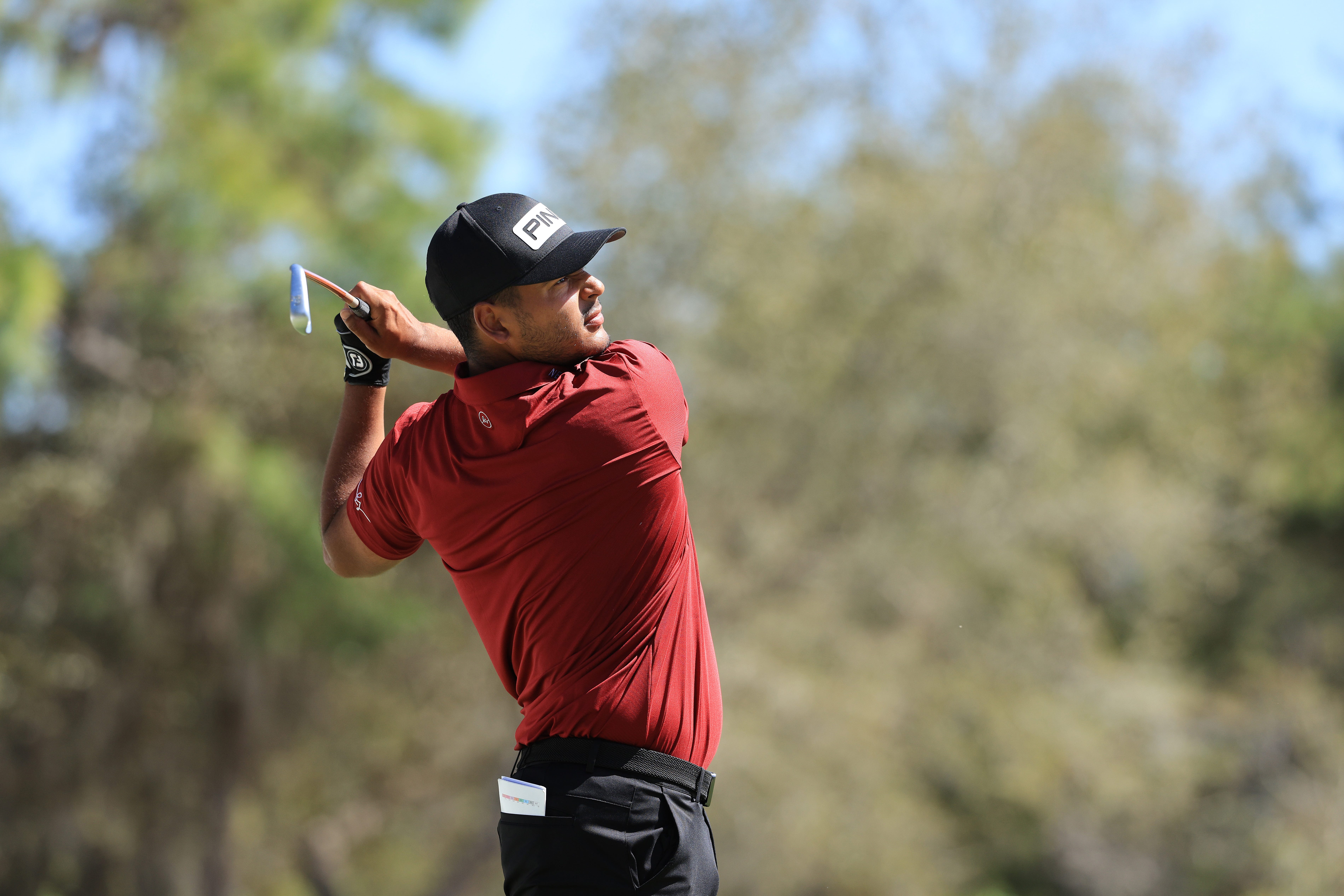 Sebastian Munoz during the final round of World Golf Championships-Workday Championship in Bradenton, Florida.