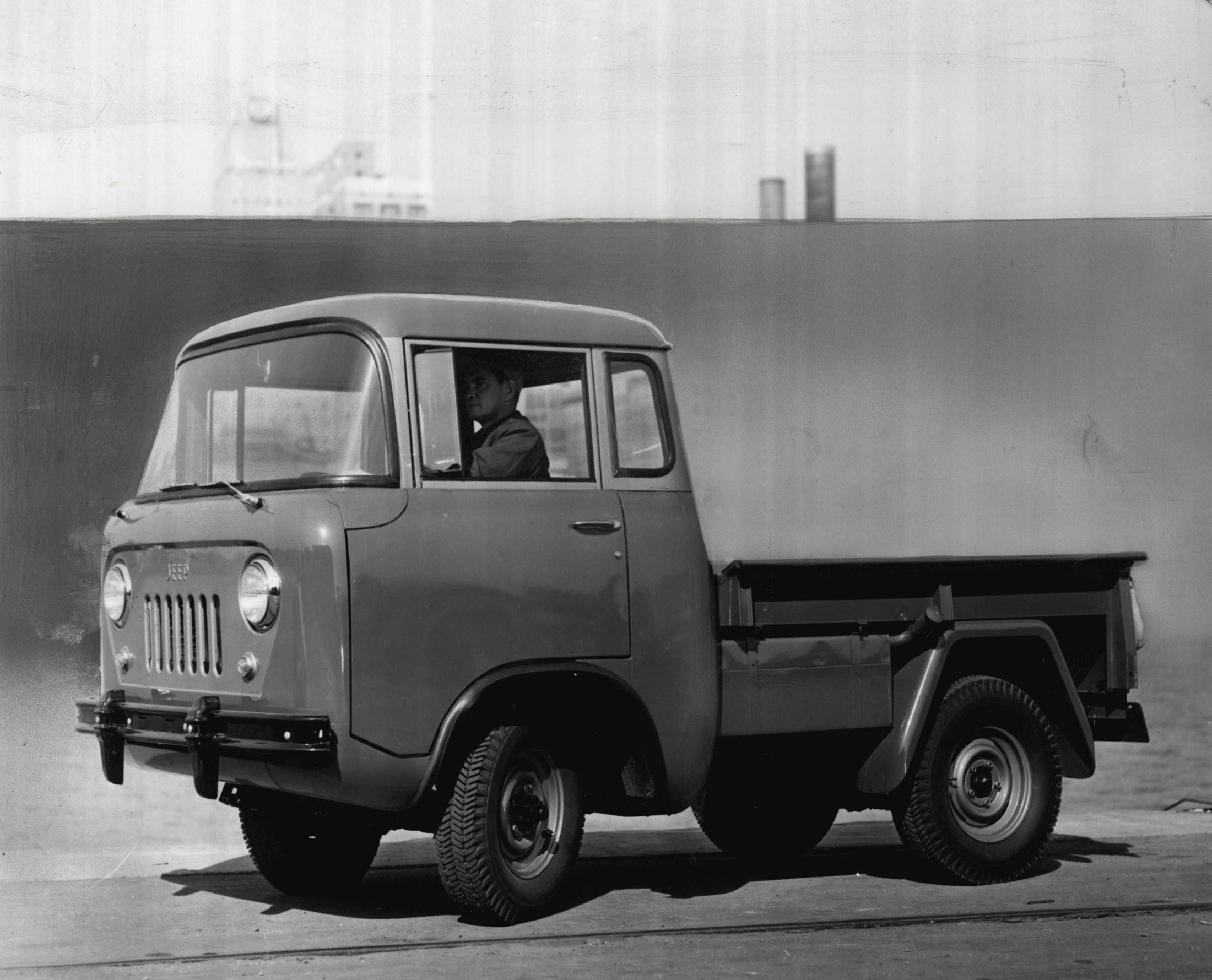 A Willys Overland Corporation Forward Control Jeep FC-150 photographed December 4, 1956.