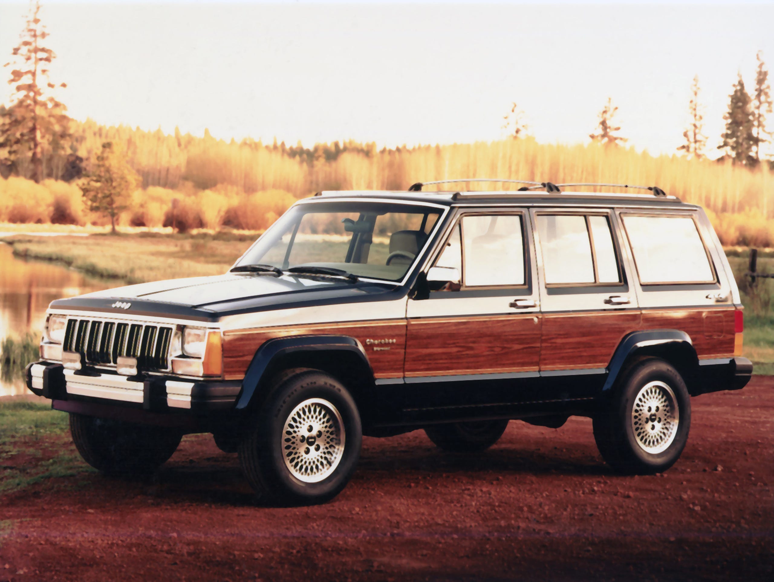 A 1991 Jeep Cherokee Briarwood is shown.