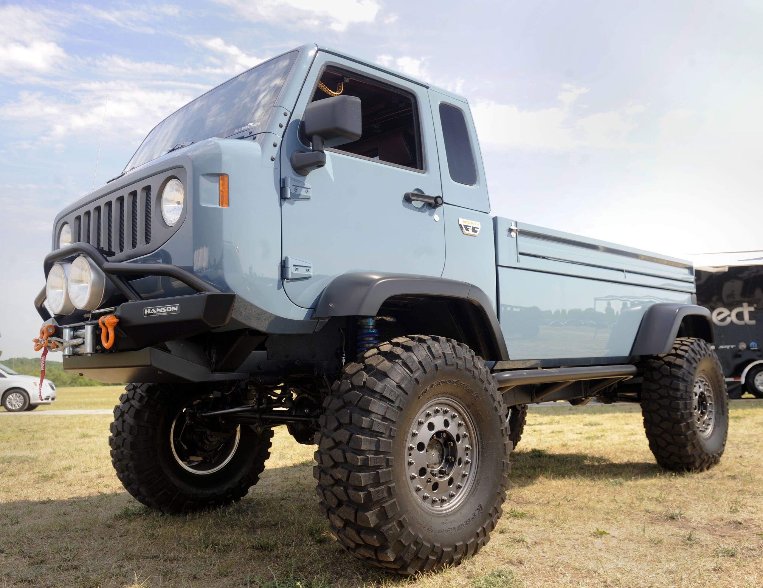 A 2013 concept, the Jeep Mighty FC.