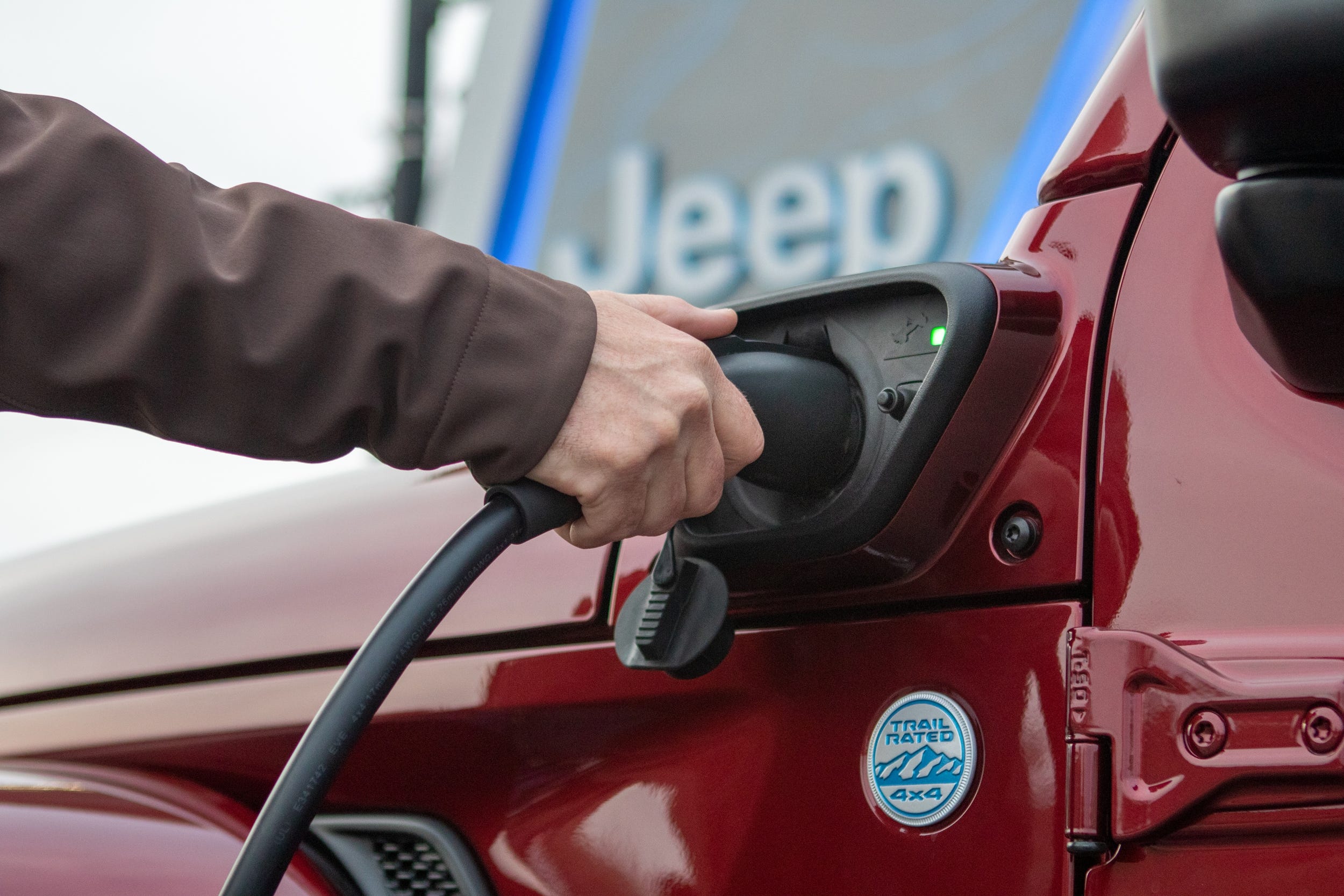 The Jeep brand is creating the Jeep 4xe Charging Network, installing Jeep-branded EV charging stations at or near the trailheads of Jeep Badge of Honor off-road trails over the next year. The trailhead chargers coincide with the launch of 2021 Jeep Wrangler 4xe plug-in hybrid.