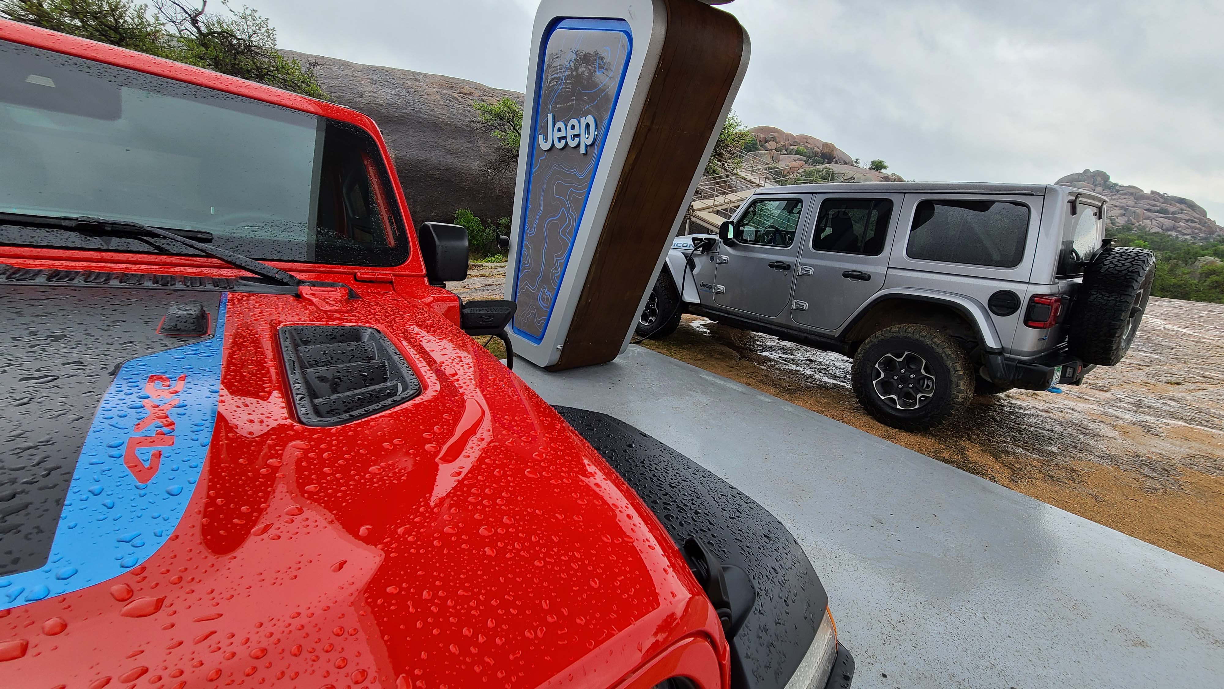Jeep is building trailhead charging stations for 2022 Jeep Wrangler 4xe plug-ins.
