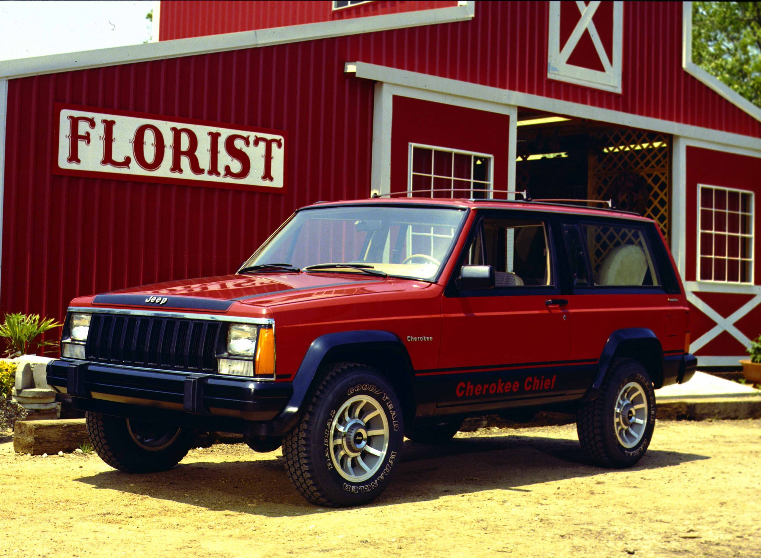 A 1984 Jeep Cherokee Chief.