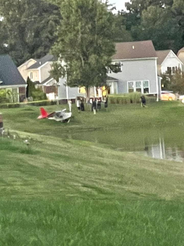 Oakland County deputies said the plane, an ultralight glider, went down on the 28000 block of Oakmonte Circle East in the township. The pilot, from Livonia, was the lone occupant.