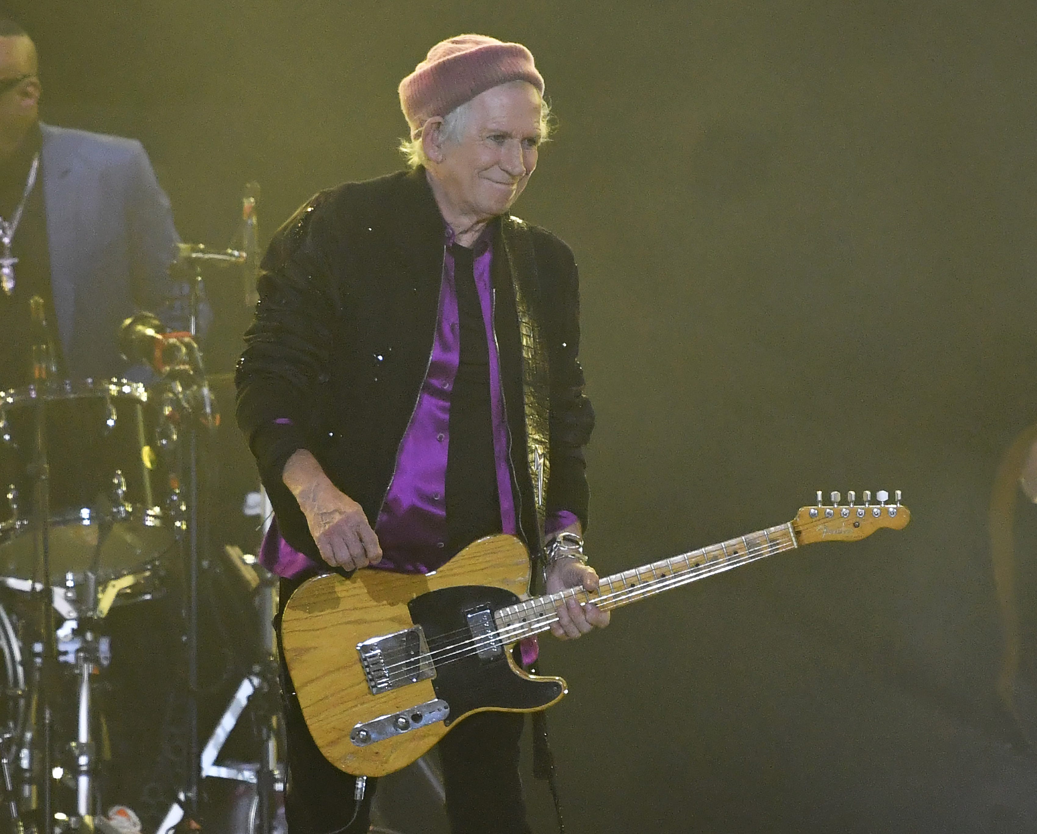 Guitarist Keith Richards.  The Rolling Stones No Filter tour at Ford Field.
