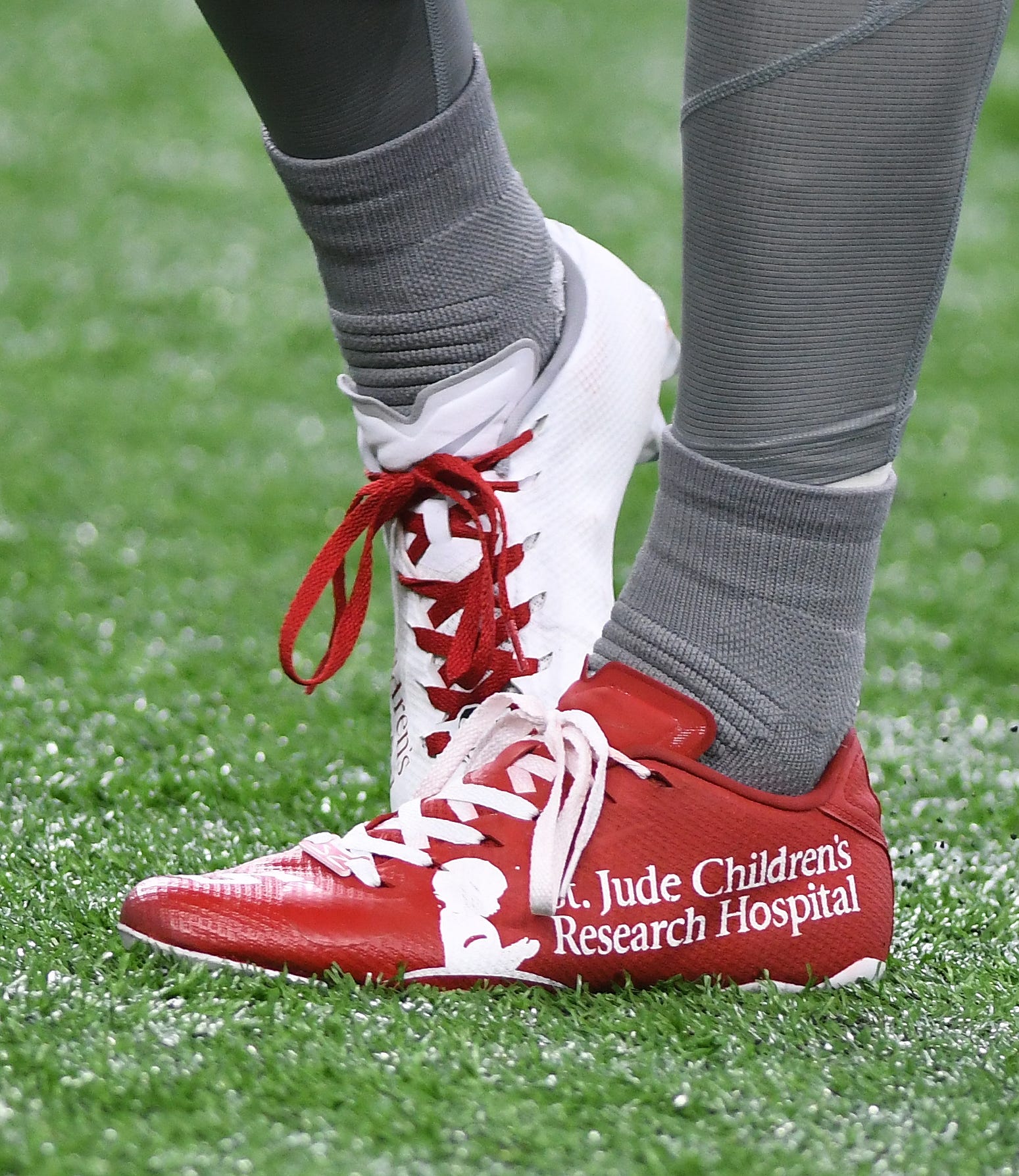 Lions wide receiver Tom Kennedy's shoes worn during 'NFL My Cause My Cleats' before the game against the Vikings.