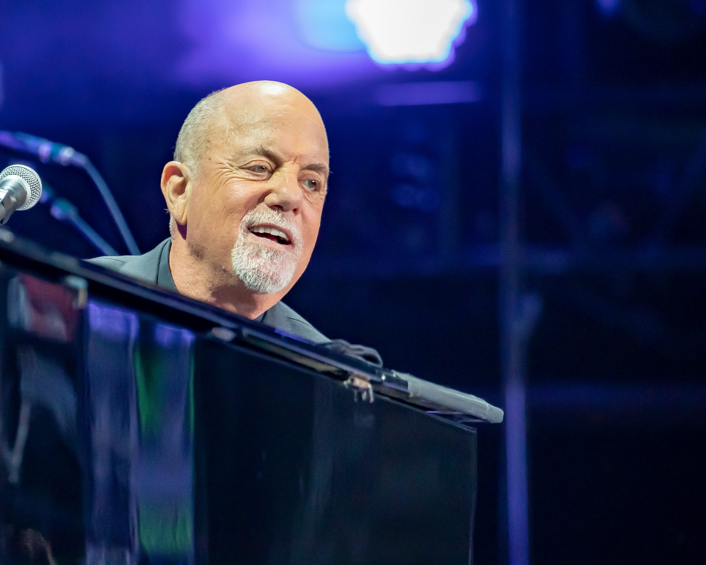 Billy Joel performs at Comerica Park in Detroit.